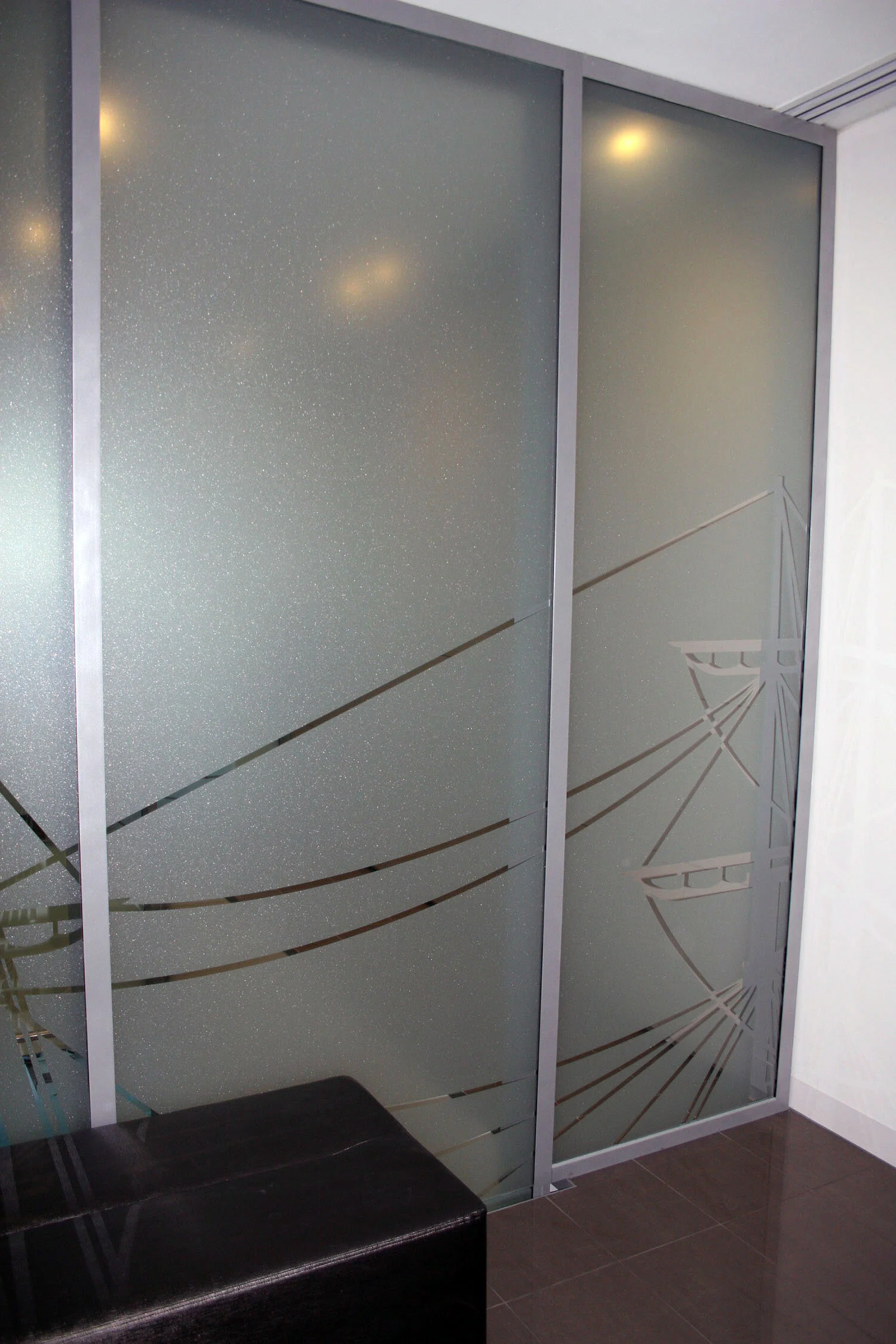 Frost Film with Precision Cut Design 