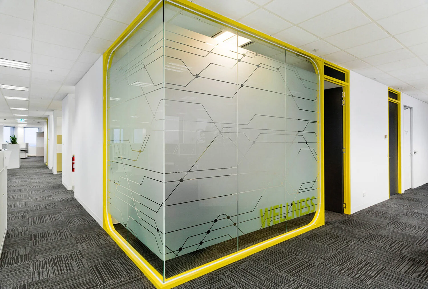 Frost Film with Precision Cut Design 