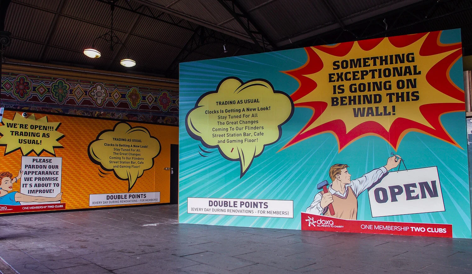 Temporary Digital Print Wall Graphic 