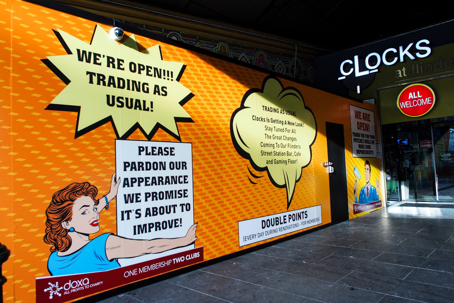 Temporary Digital Print Wall Graphic 