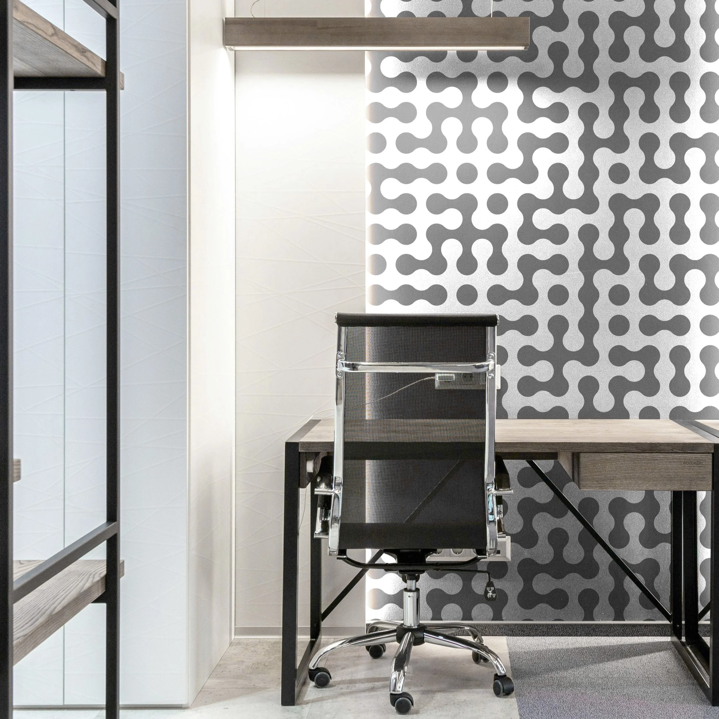 Barcode White Wallpaper 