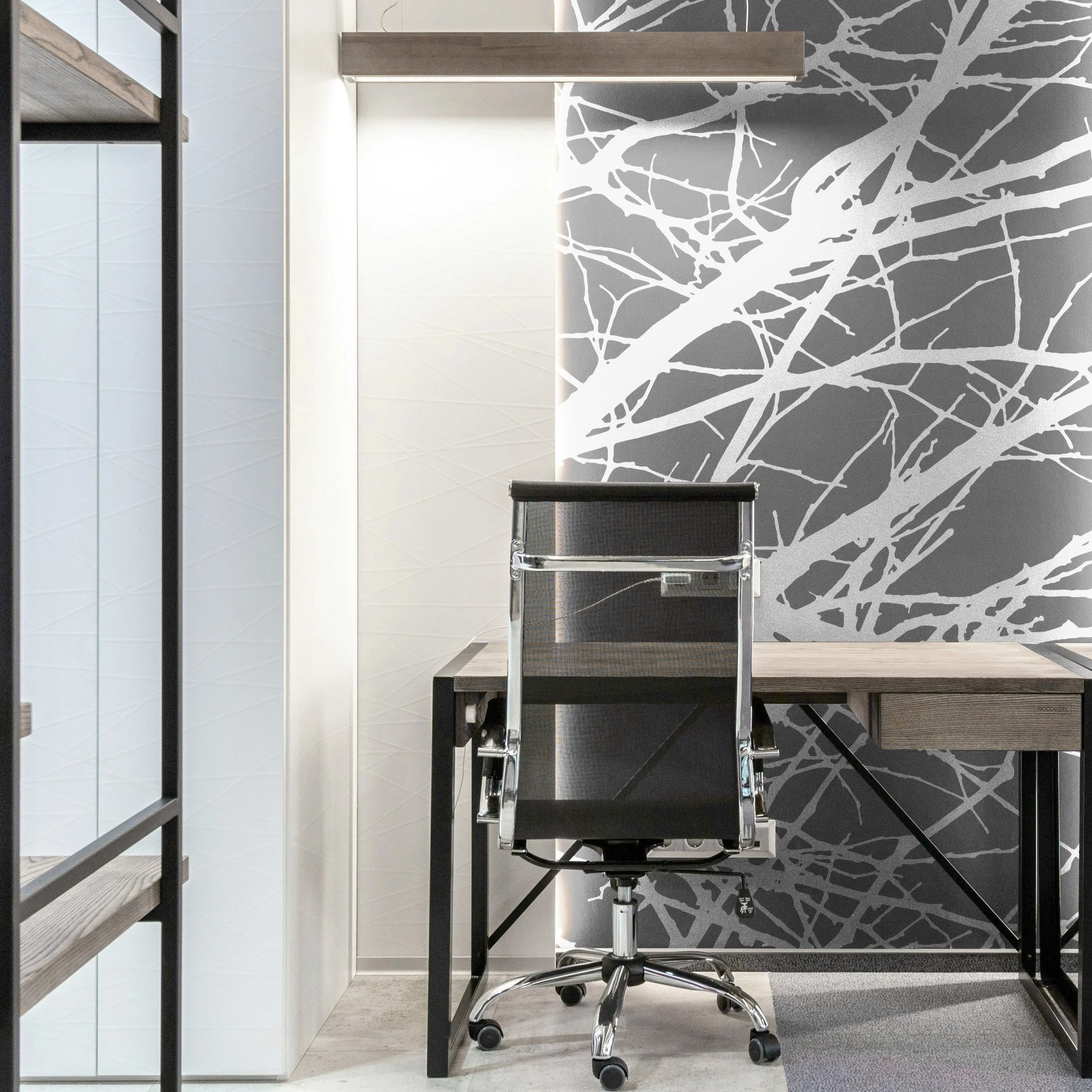 Barcode White Wallpaper 