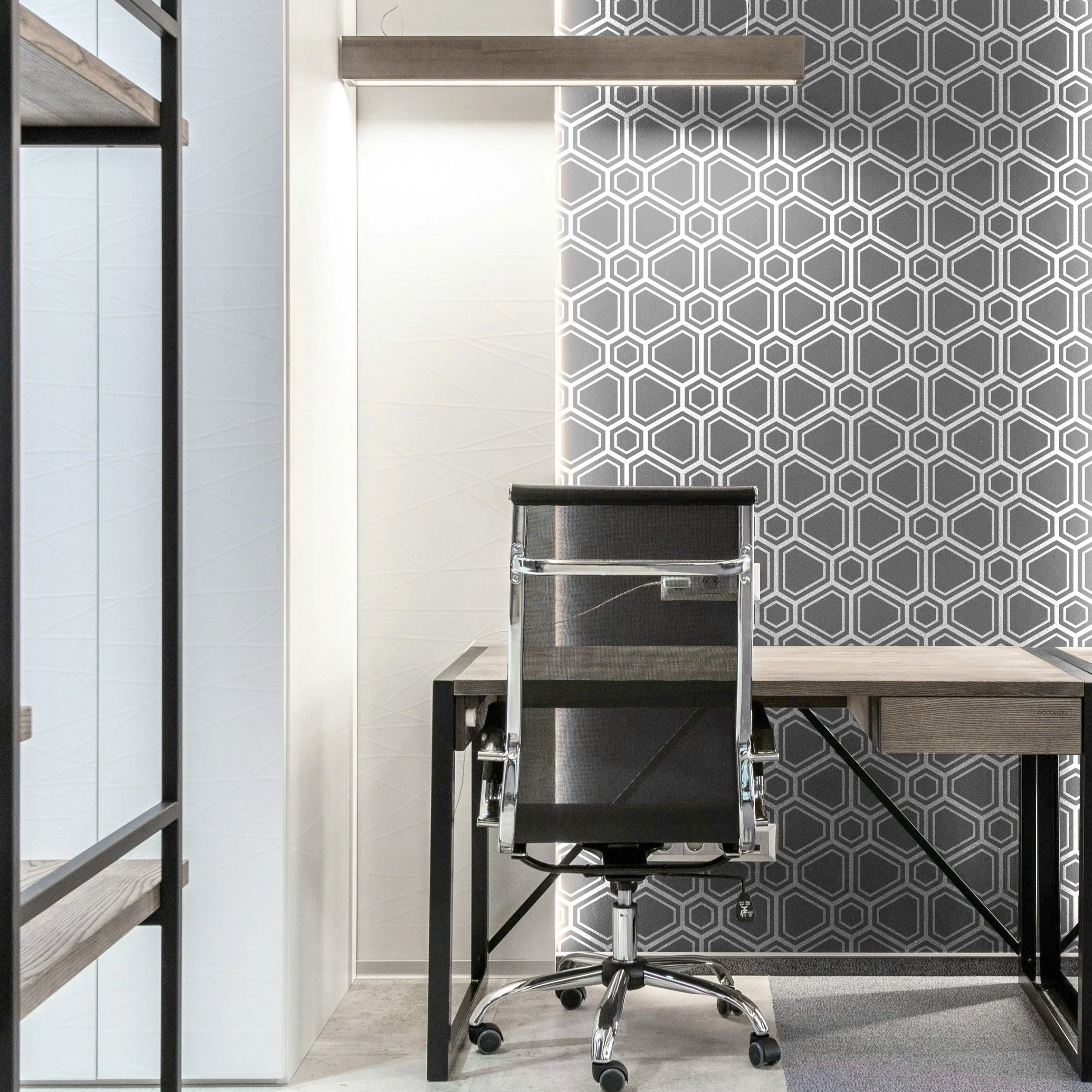 Barcode White Wallpaper 