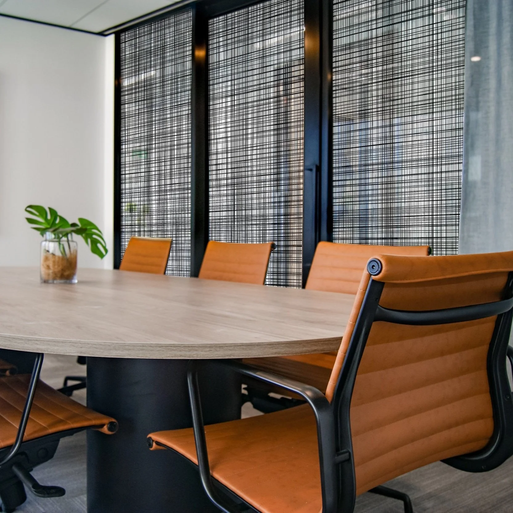 black printed onto optically clear window film 