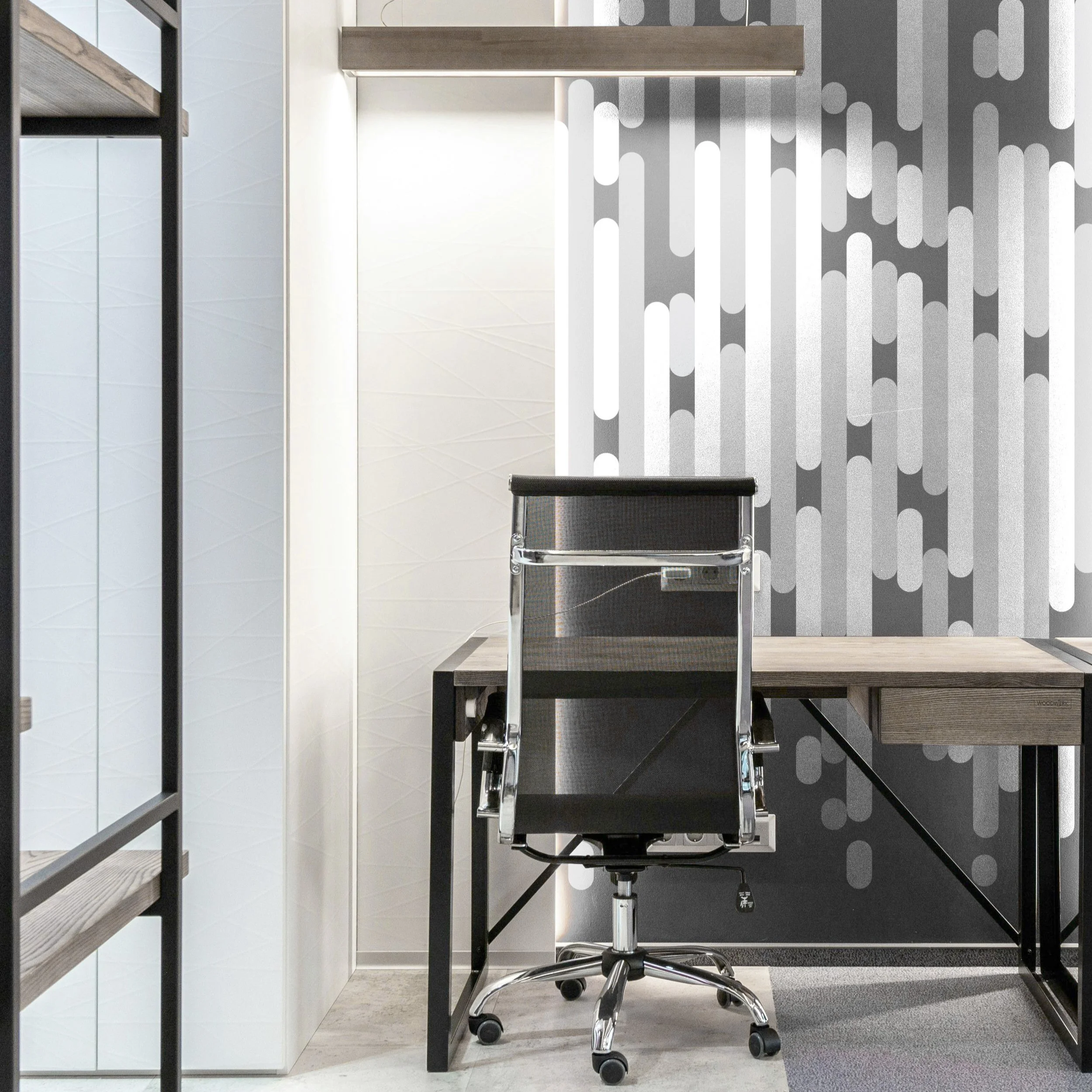 Barcode White Wallpaper 