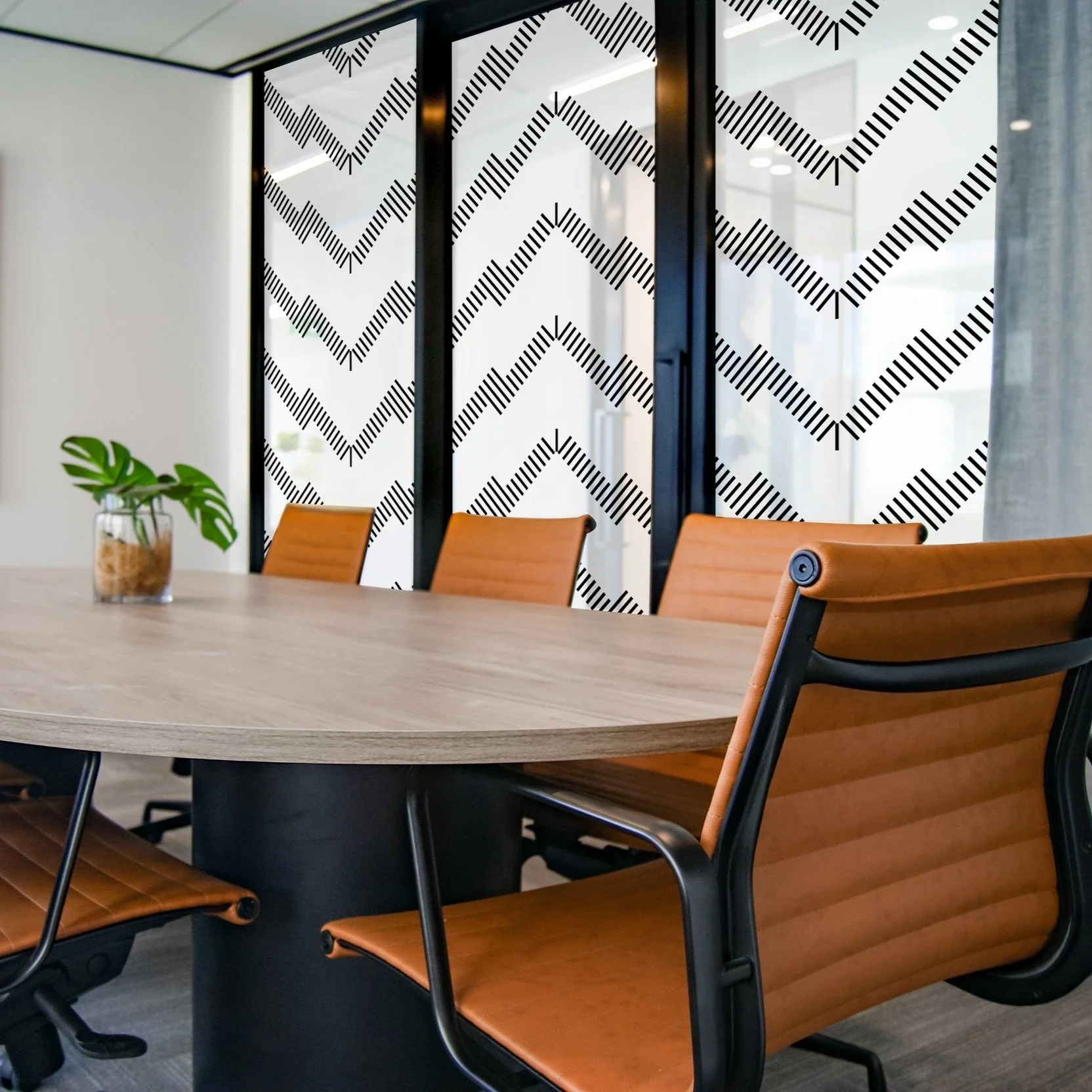 black printed onto optically clear window film 