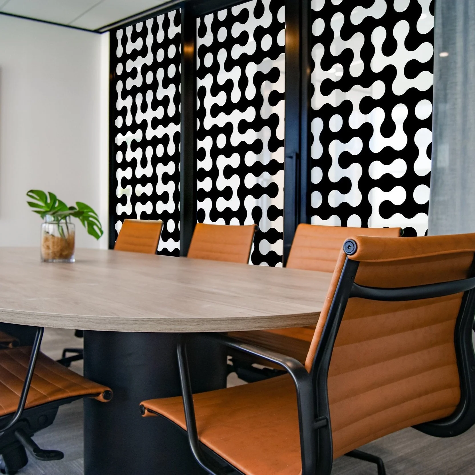 Barcode design printed onto optically clear window film 