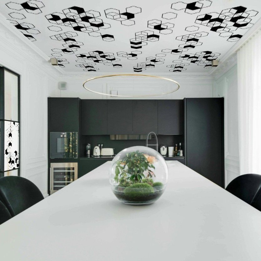 Barcode: Ceiling Wallpaper
