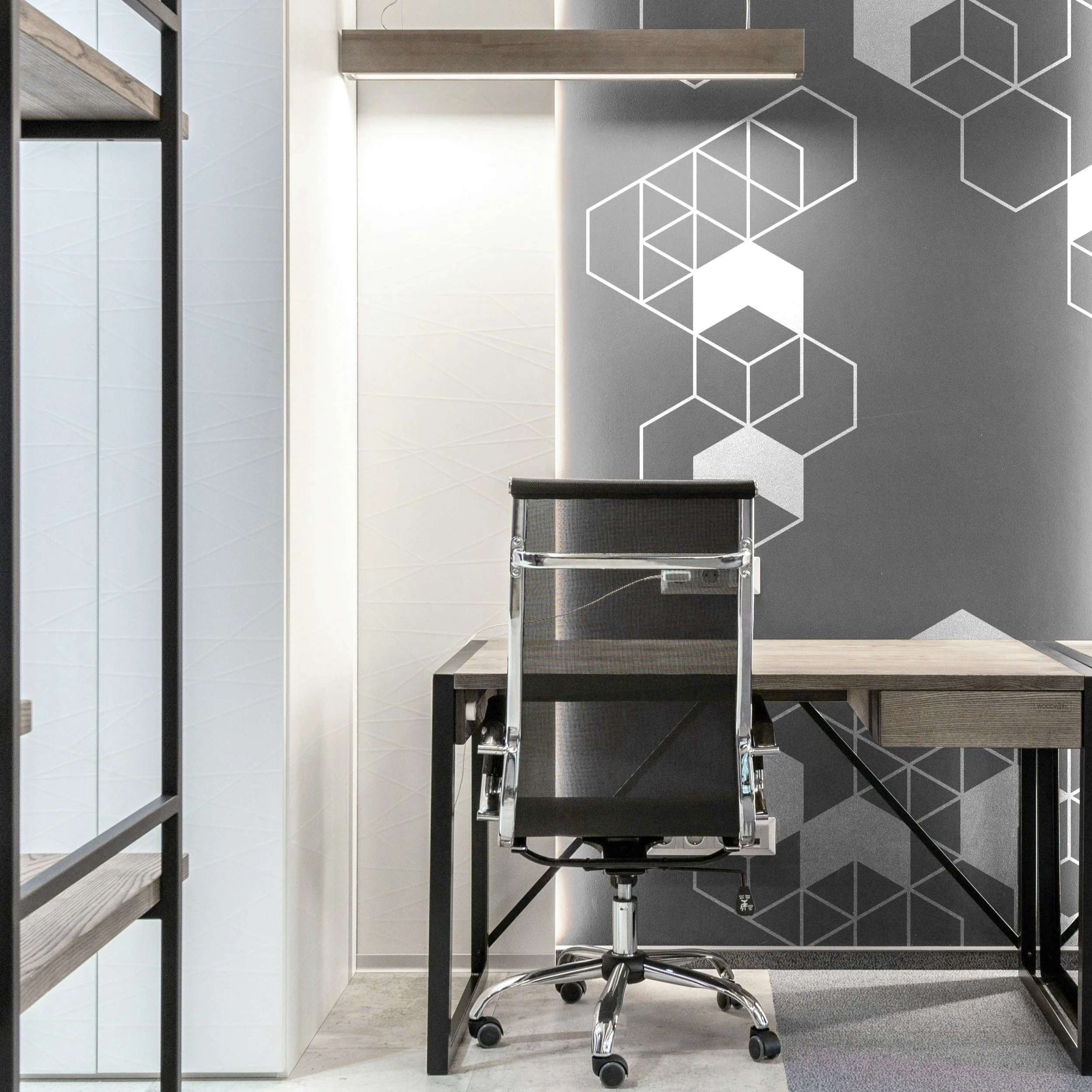 Barcode White Wallpaper 