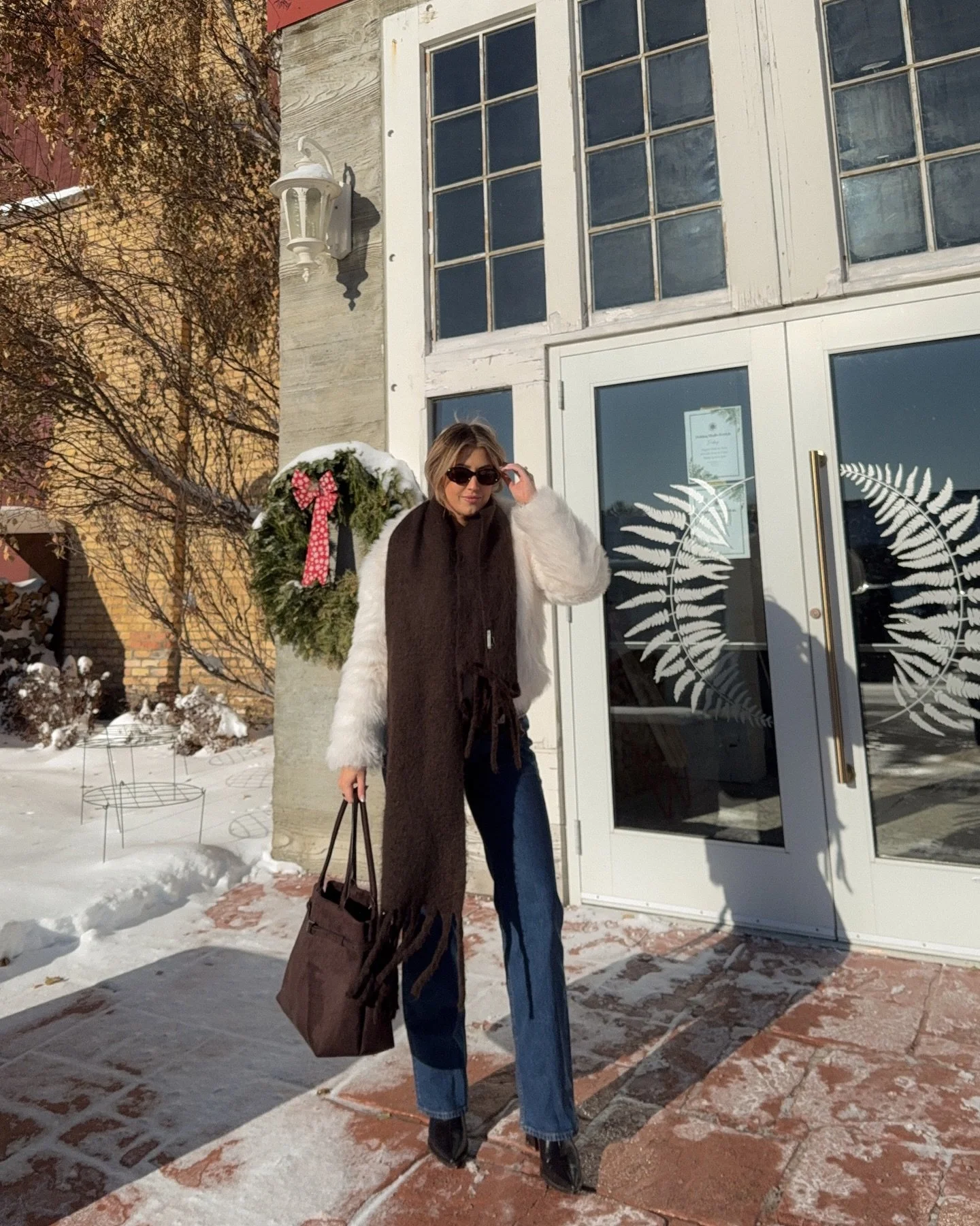 Comment any emoji to shop my outfit! ✨My code AFMADDY is live through this Monday @abercrombie #abercrombiepartner Christmas market season 🎄 

Promo Code: AFMADDY (15% Off)
Vitals: **Use code AFMADDY to get an additional 15% off almost everything in