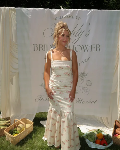 off the market bridal shower dress My 