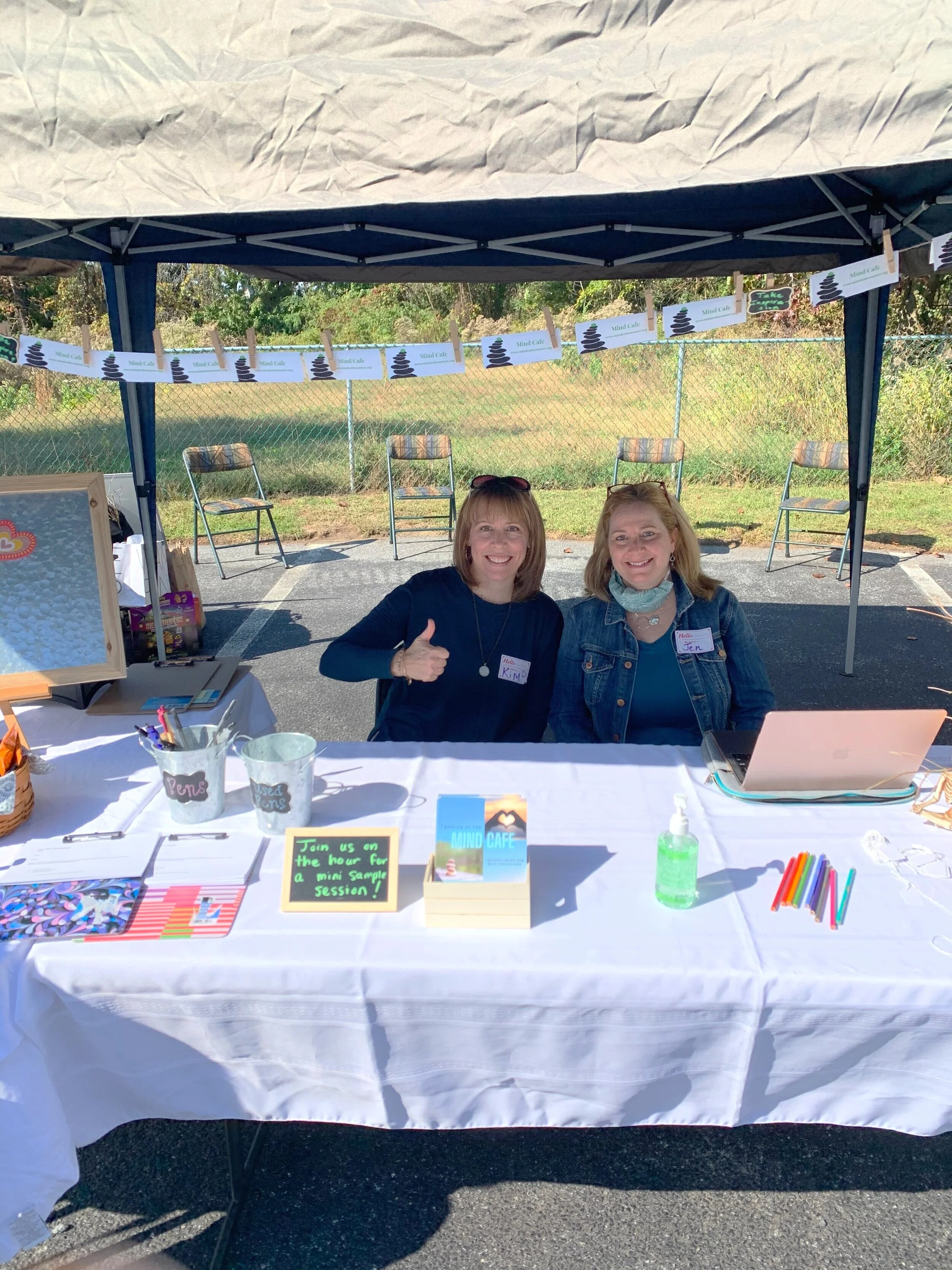 Kim & Jen, co-founders of Mind Cafe