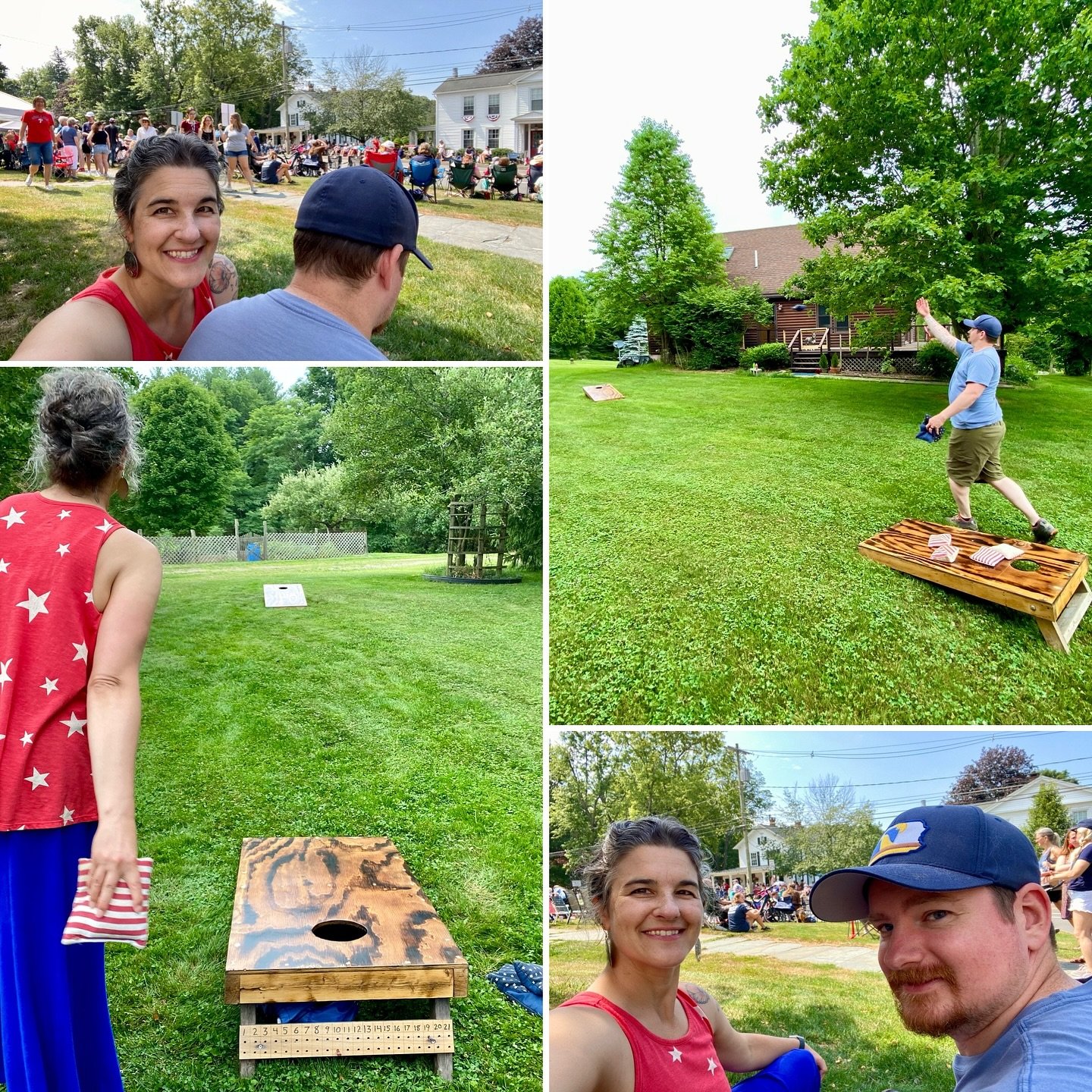 🇺🇸🧨🎉😁🎊Happy Independence Day from PA! It&rsquo;s fun to live in a town again that puts on a big parade and vendor festival&hellip;and have neighbors that will let us borrow their cornhole set! We&rsquo;ve got fireworks tonight, grilling tomorro