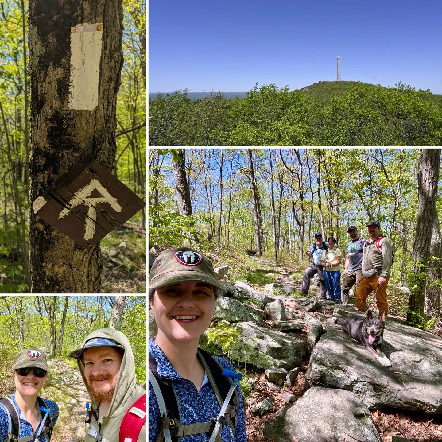 Finally some more steps on the AT! Just about 10 years ago, I took my first steps on the AT when DJ proposed to me  while hiking. 💍 Today we finally got to take a few more for a Mother&rsquo;s Day hike. It was a bit muddy and wet in spots but sunny 