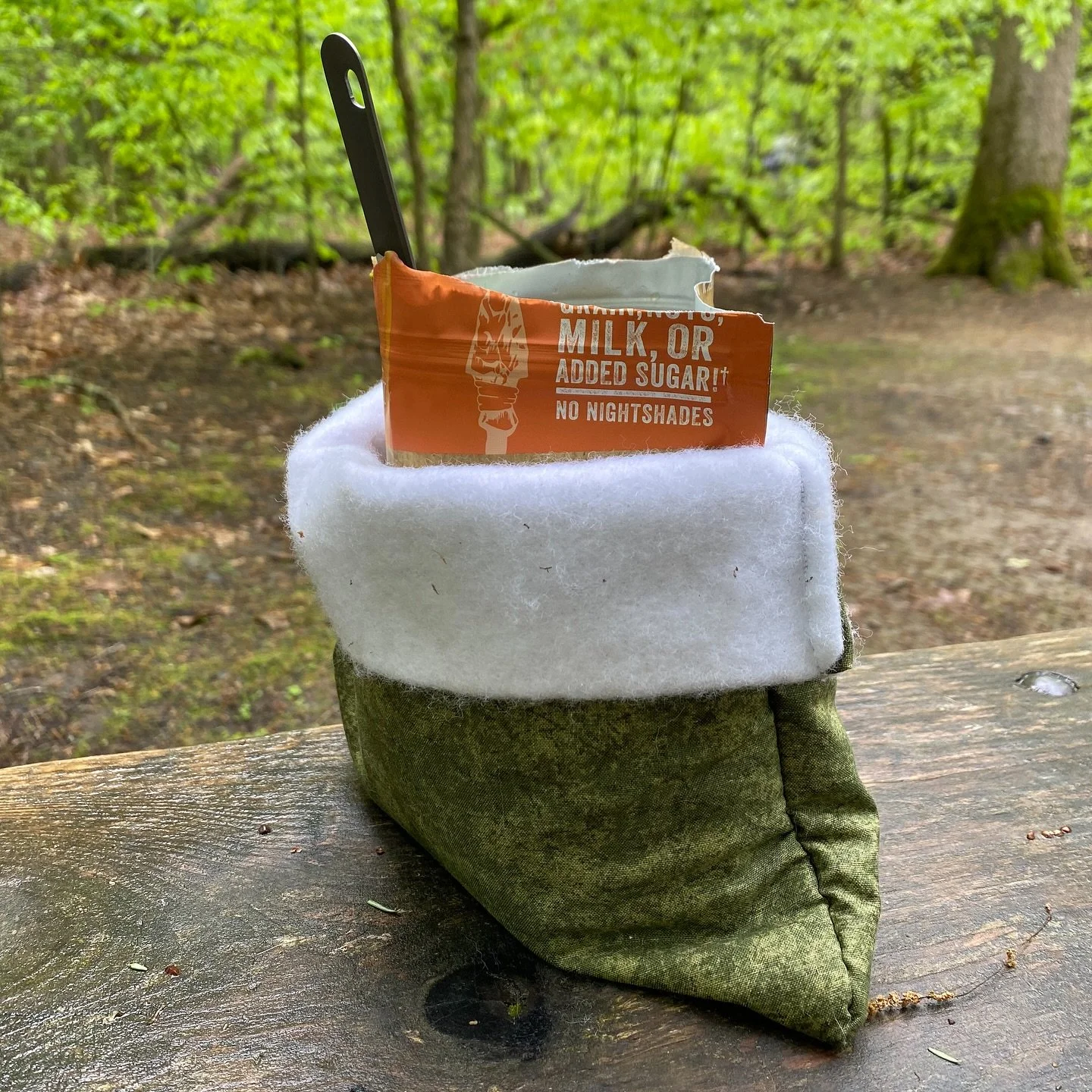 It is lunch time in Chenango Valley State Park! It&rsquo;s rainy and cold for holiday yet still great to be out in the wild for the weekend. 

#naturelovers #exploring #hikingthepnw #wildernessmakesyoubetter #backpacking #backpackinggear #hiking #cam
