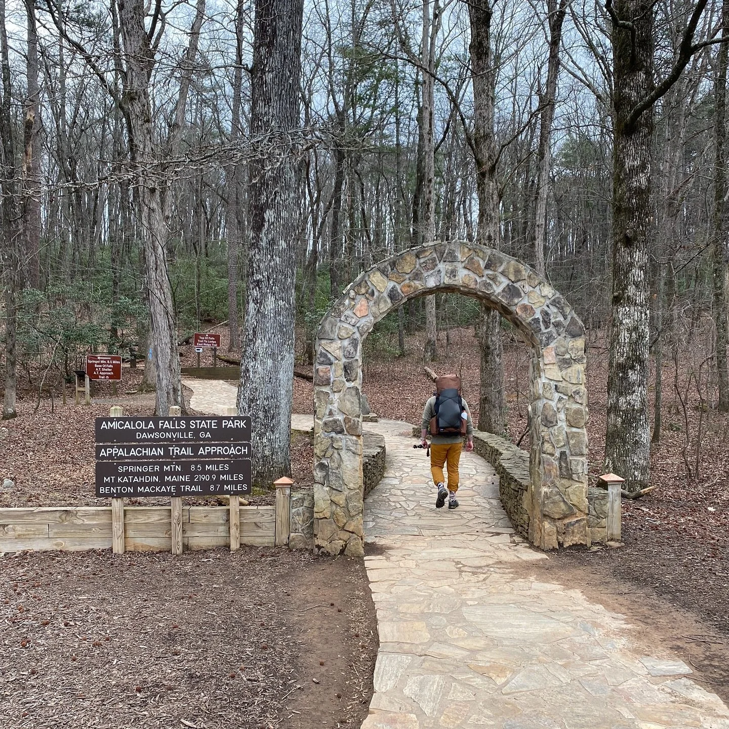 Section 1 of DJ&rsquo;s AT hike is in the books! We had such a great time in GA, despite all the stairs!! 🙃🥾⛰️Check out our YouTube channel to see videos from his thru hike turned section hike. More photos coming soon! 

#naturelovers #exploring #a