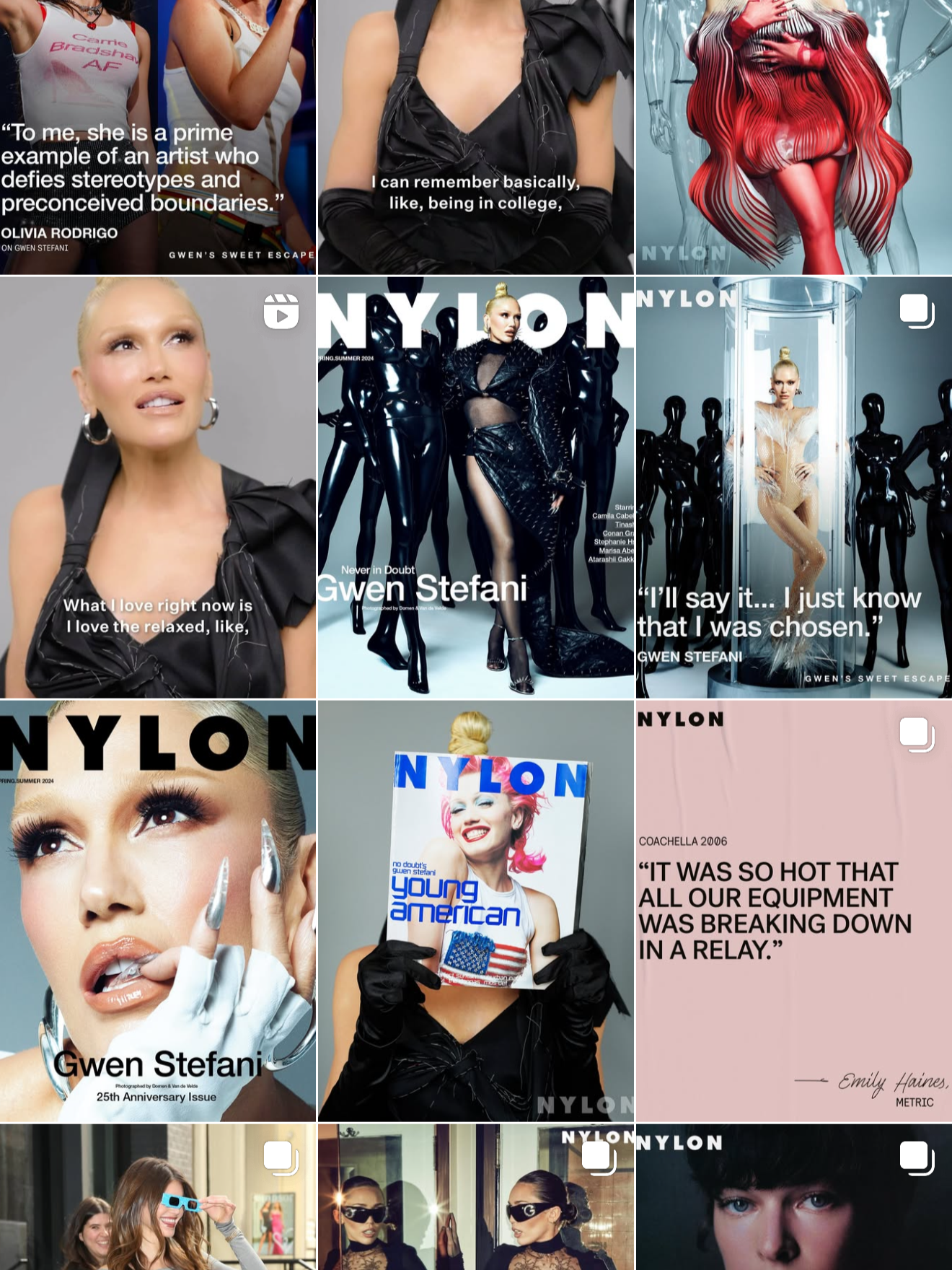SOCIAL STRATEGY, VOICE, AND CREATIVE DIRECTION, @NYLONMAG