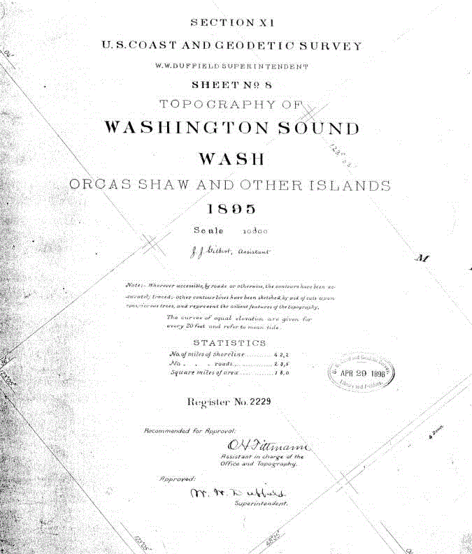 Shaw Island Map 1895 Title Page.GIF