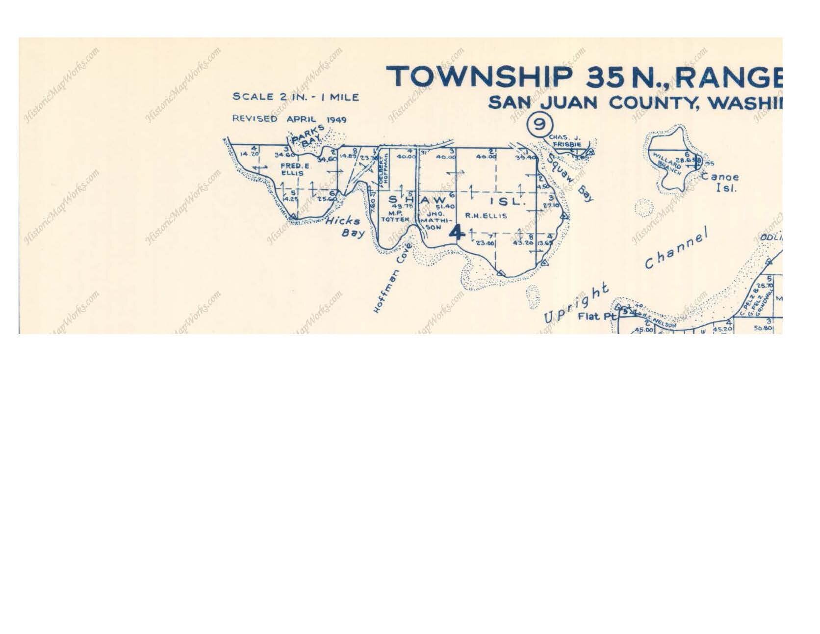 SHAW ISLAND 1949 SOUTH