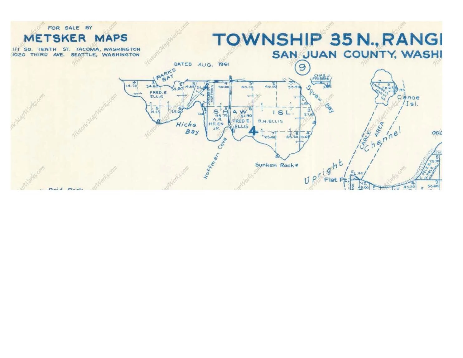 SHAW ISLAND 1961 SOUTH