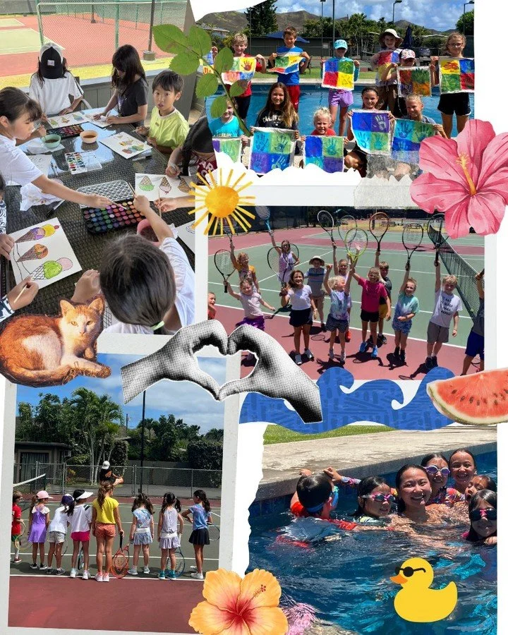 Don't forget to sign up for Summer Fun at Kailua Racquet Club!

🎉 NEW THIS YEAR: Longer Hours!
Last year campers enjoyed 3 hours of fun each day&mdash;this year we've expanded to 4 full hours of camp, plus before and after care options if you need e
