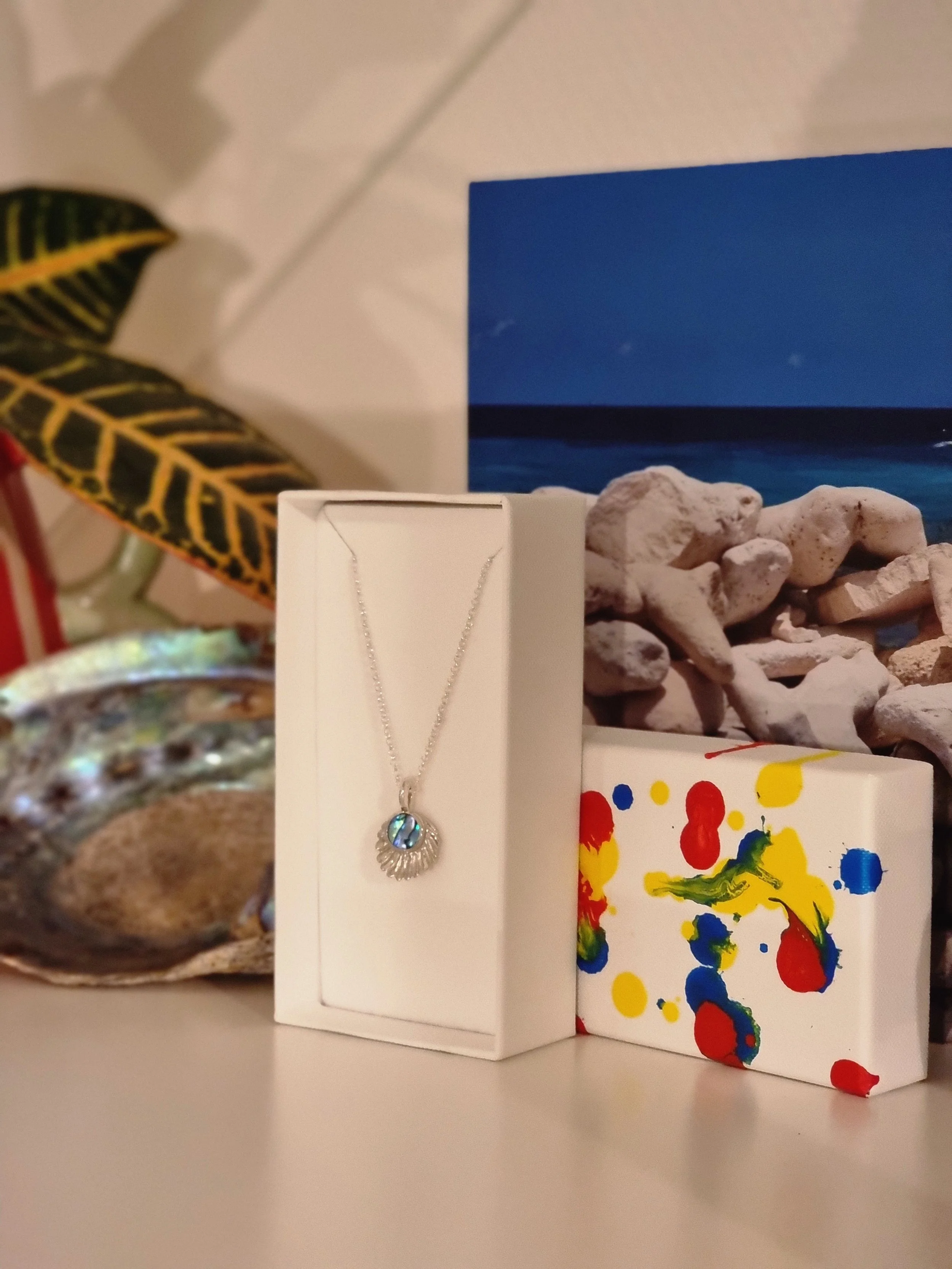 Paua Abalone Pendant No.02 — UKB