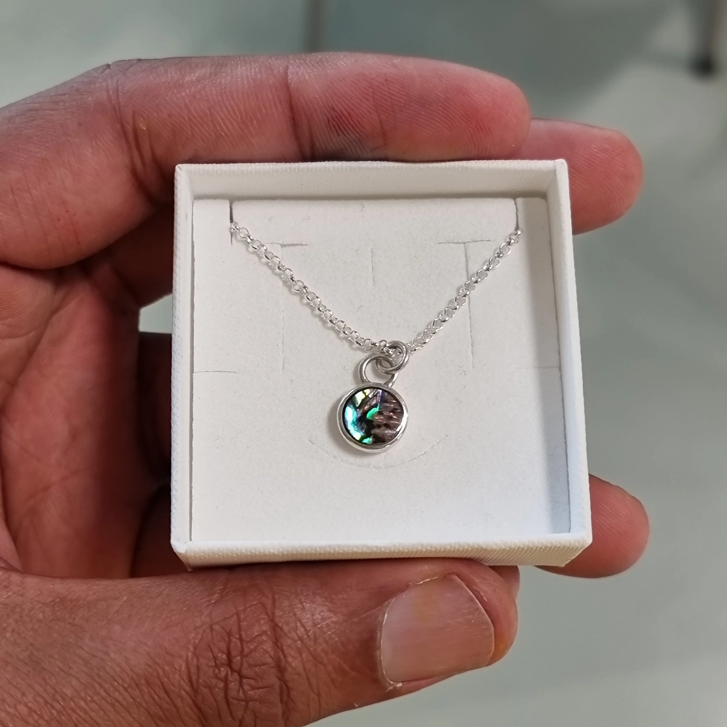 Paua Abalone Pendant No.01 — UKB