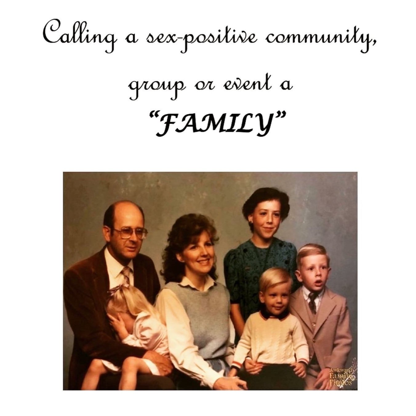 Calling A Sex-Positive Community, Group Or Event A "Family" - And Why It Is A Red Flag - New Zine by Beata 📖