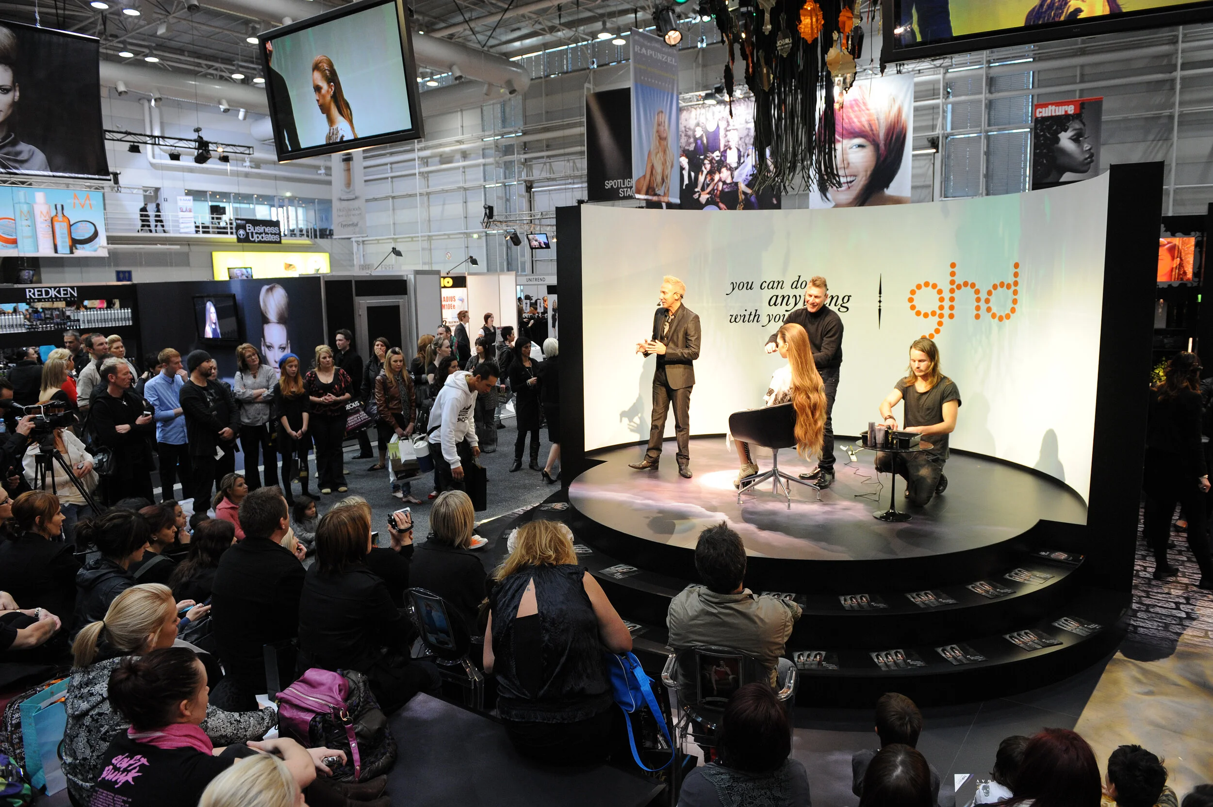  GHD AT HAIR EXPO 