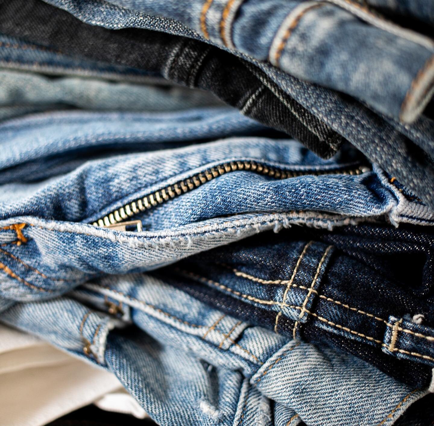Denim can last a lifetime but when it needs a little TLC, bring it in to us at #theemergencybutton
