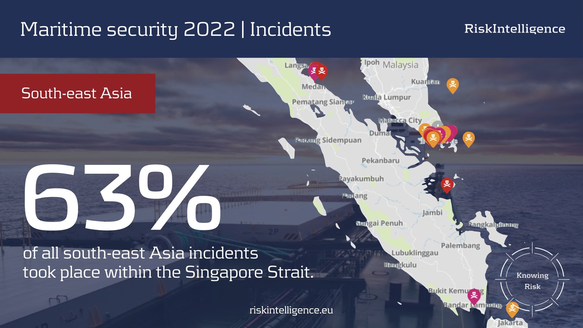 Maritime incidents taking place in the Singapore Strait 2022