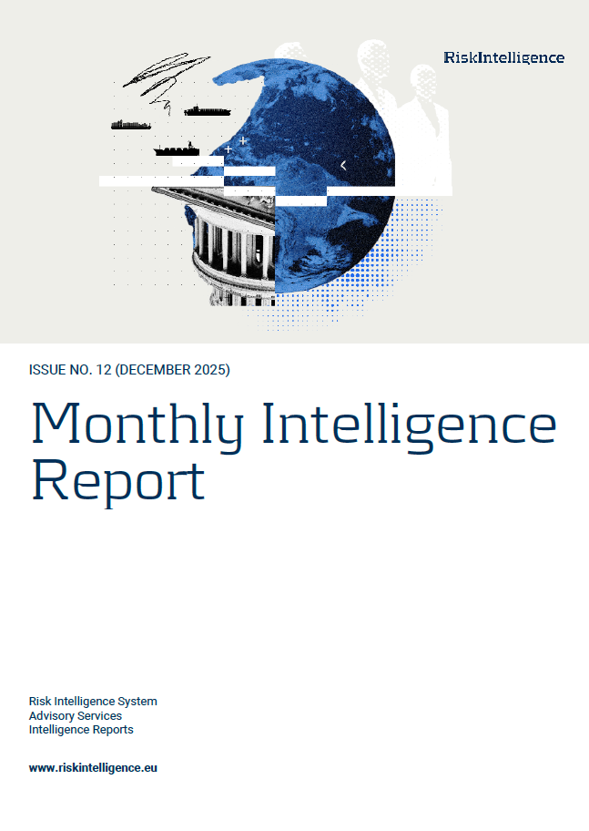 Monthly Intelligence Report Cover December 2025