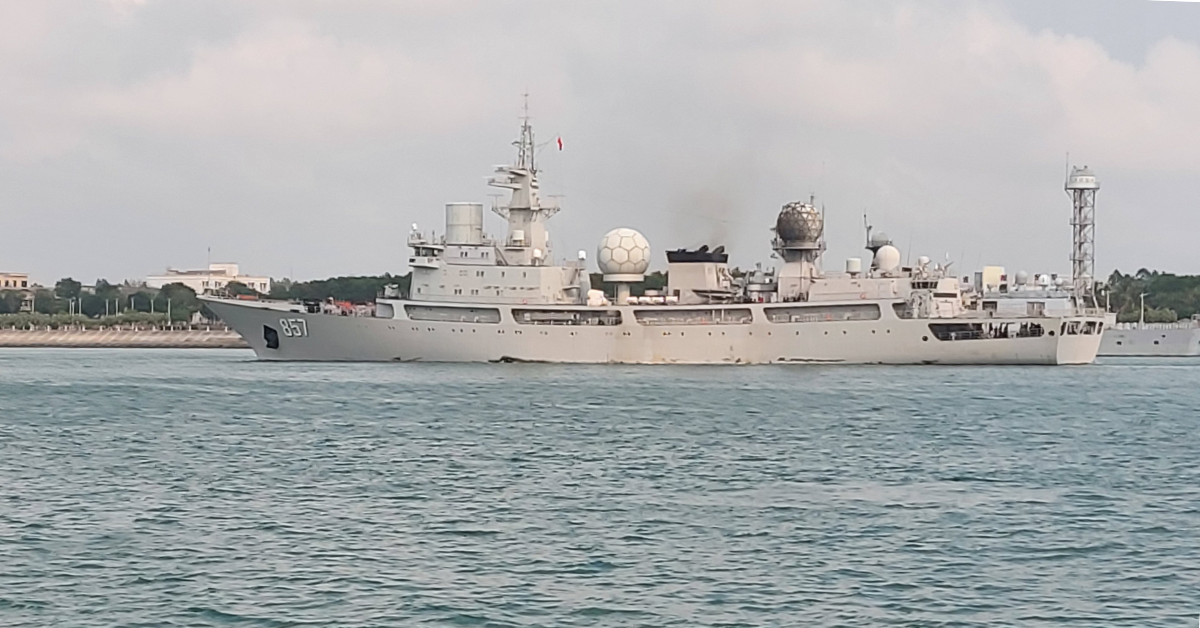 Illustrative image: Chinese Navy intelligence-gathering vessel at sea. Photo: 隐世高人 / Wikimedia Commons / CC BY-SA 4.0 (cropped and straightened from original).