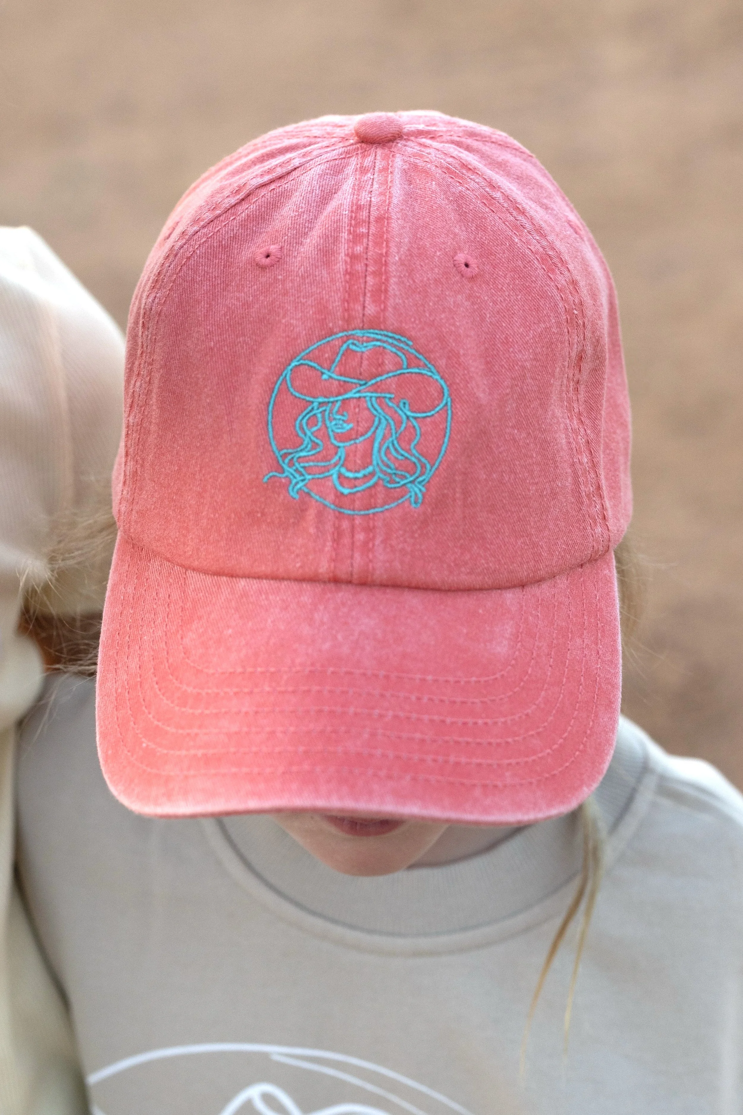 SJ Music Vintage Cap- Peach
