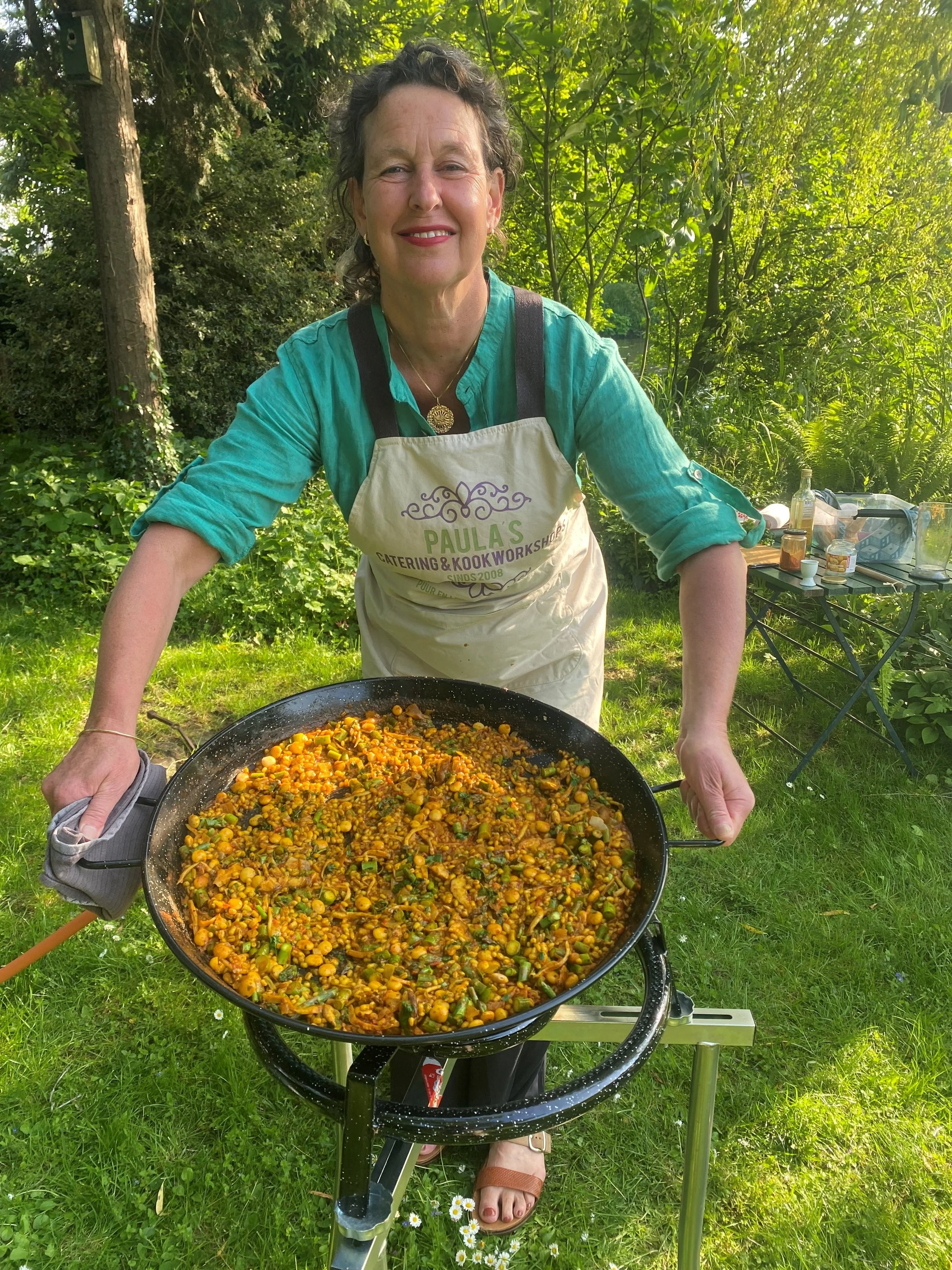 Paula's Paella met Lupinebonen
