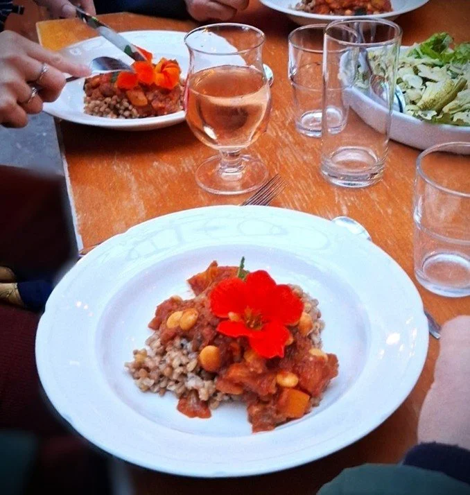 aubergine lupine stoof - nrecept van de bosspot