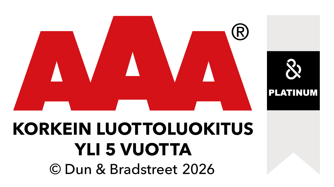 PME-Control Oy on ollut yli 5 vuotta korkeimmassa luottoluokituksessa AAA