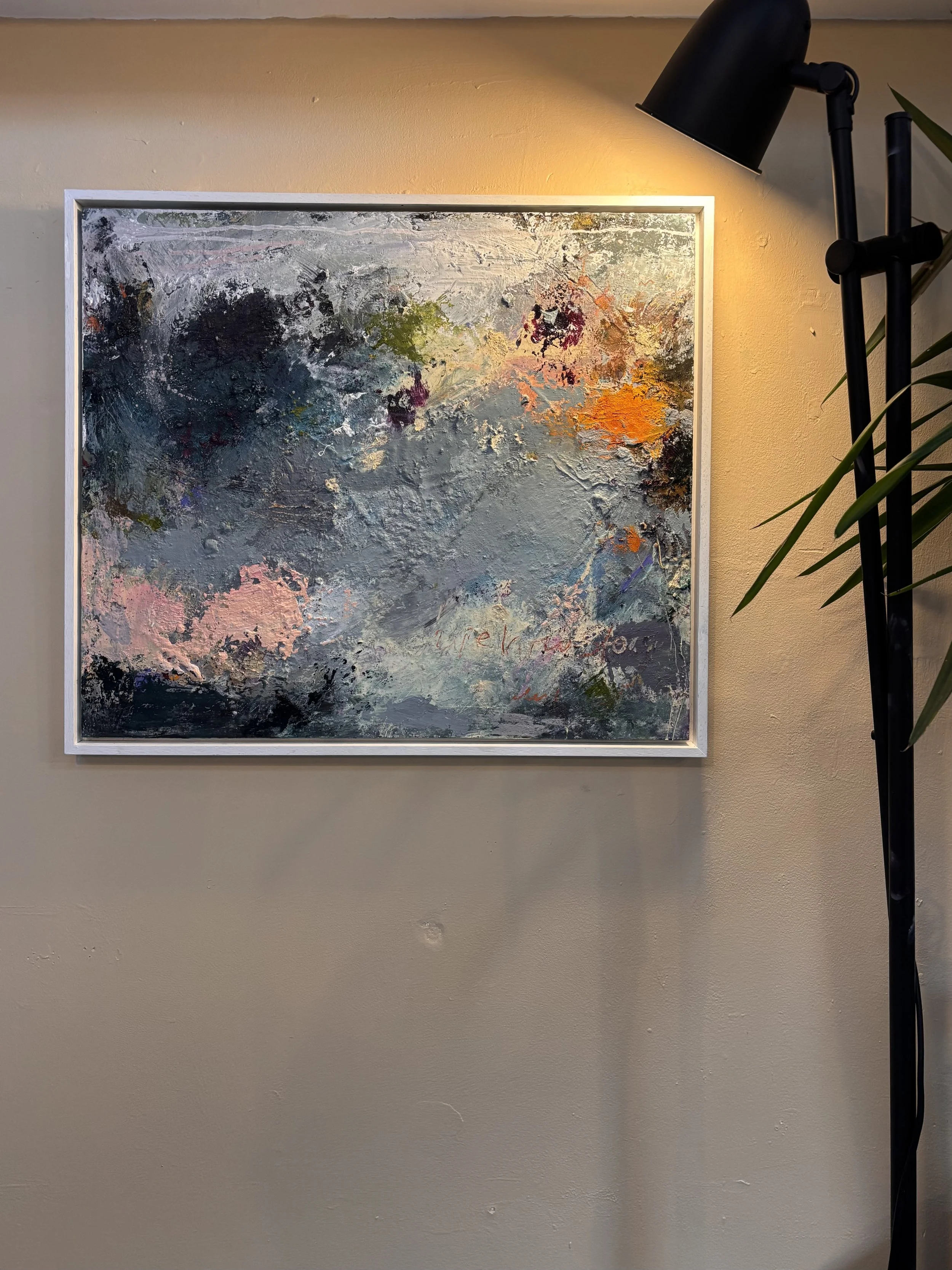 An Earthy, gritty, install anywhere original painting