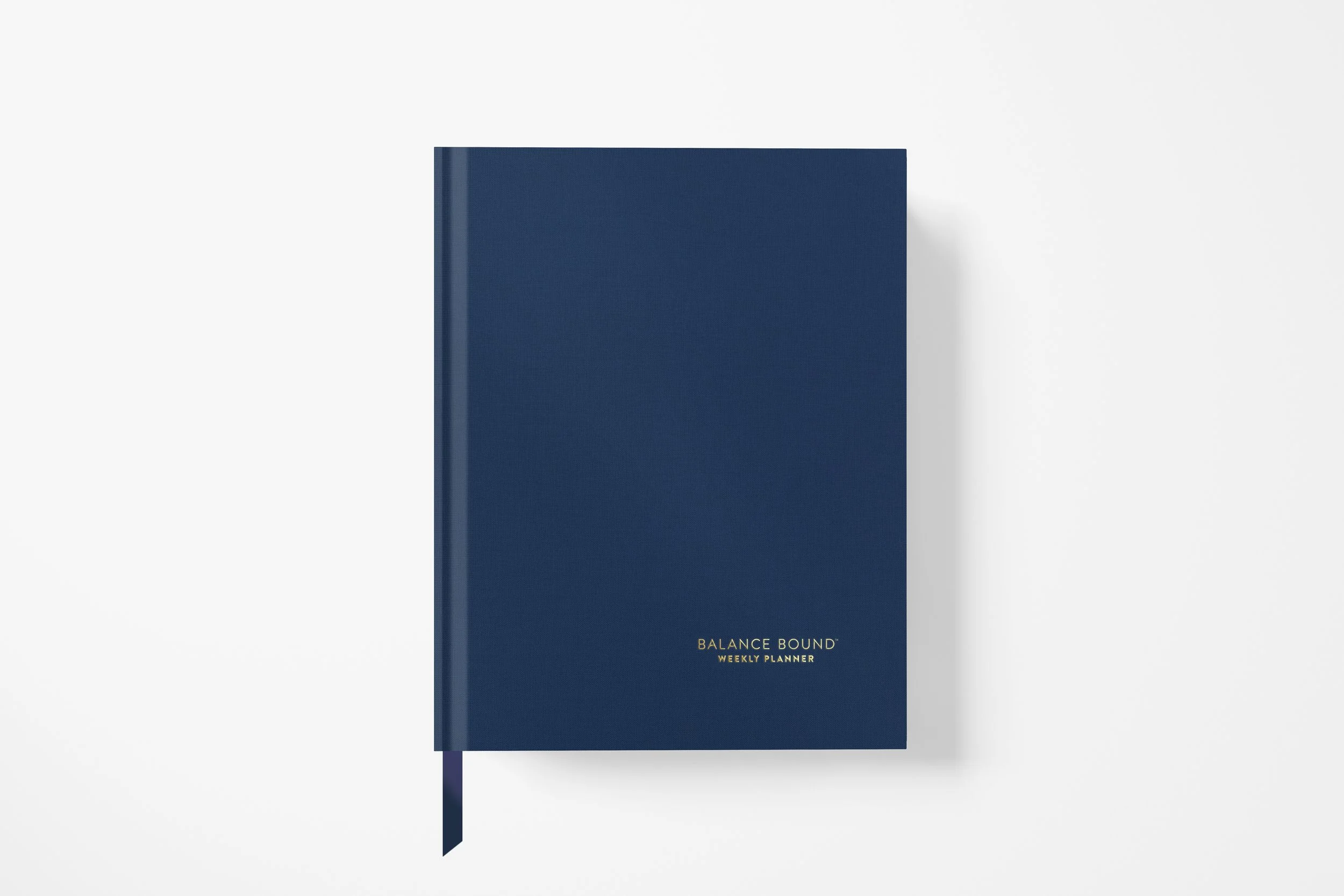 Navy Linen WEEKLY Planner - BOOK Bound PRE-ORDER