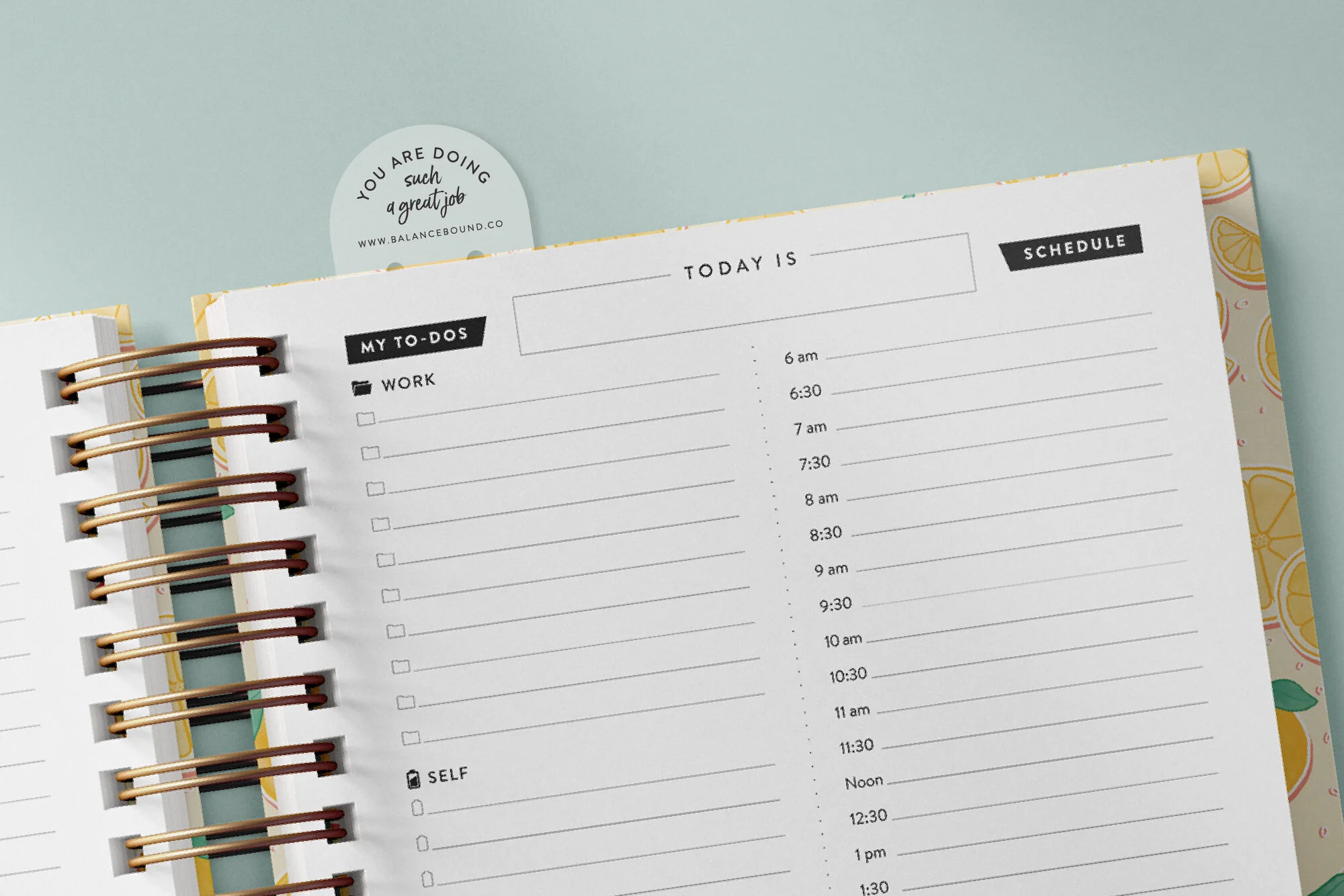Snap-in Bookmark Ruler — Balance Bound