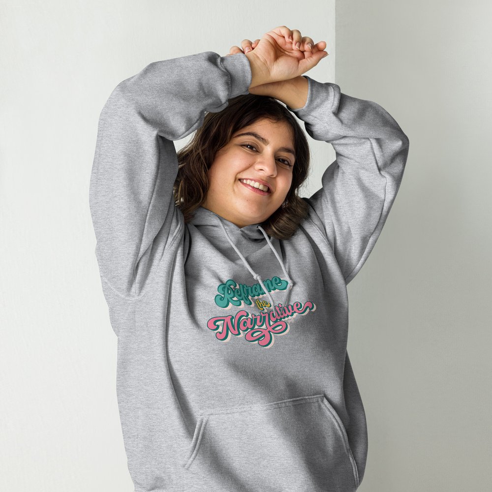 Reframe the Narrative Hoodie - Forever35 Collection — Balance Bound