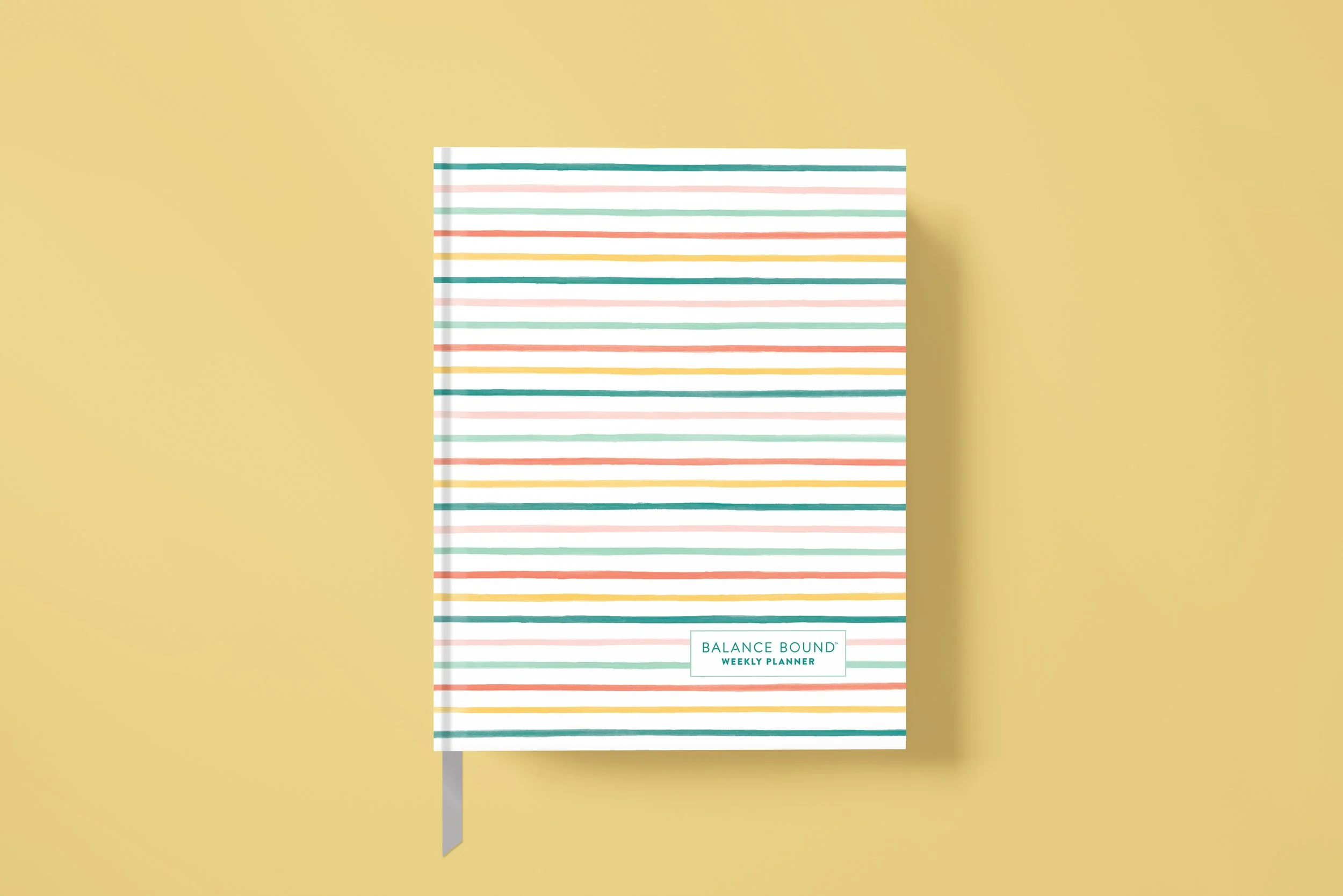 Colorful Stripe WEEKLY Planner - BOOK Bound PRE-ORDER
