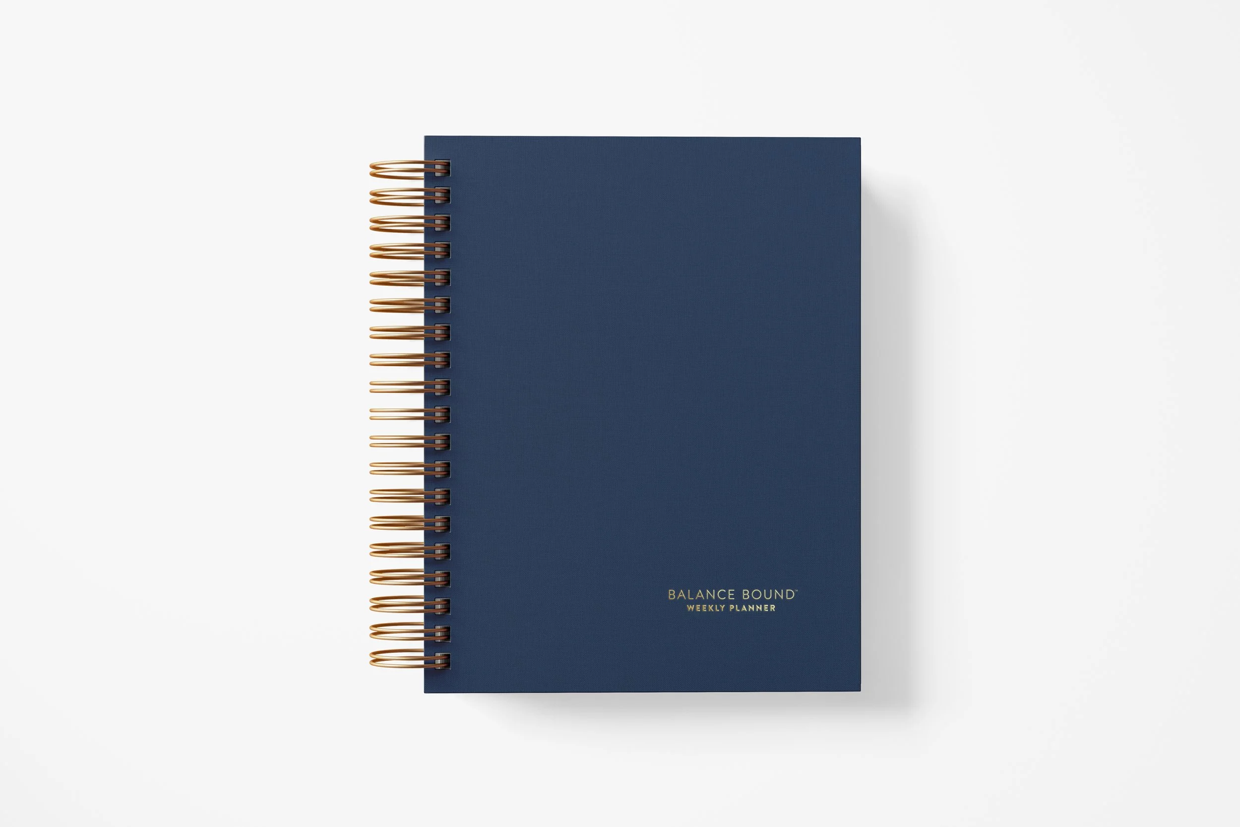 Navy Linen WEEKLY Planner - WIRE Bound PRE-ORDER