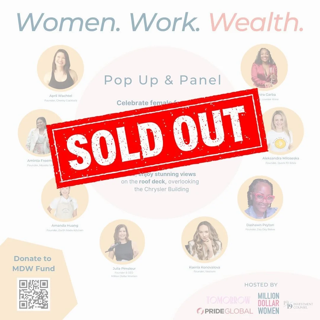 We&rsquo;re thrilled to announce that our Women. Work. Wealth - Pop-Up &amp; Panel is officially SOLD OUT! 🎉. We can&rsquo;t wait to showcase these amazing women-owned businesses and celebrate their inspiring journeys! 

FOMO? No worries! Follow alo