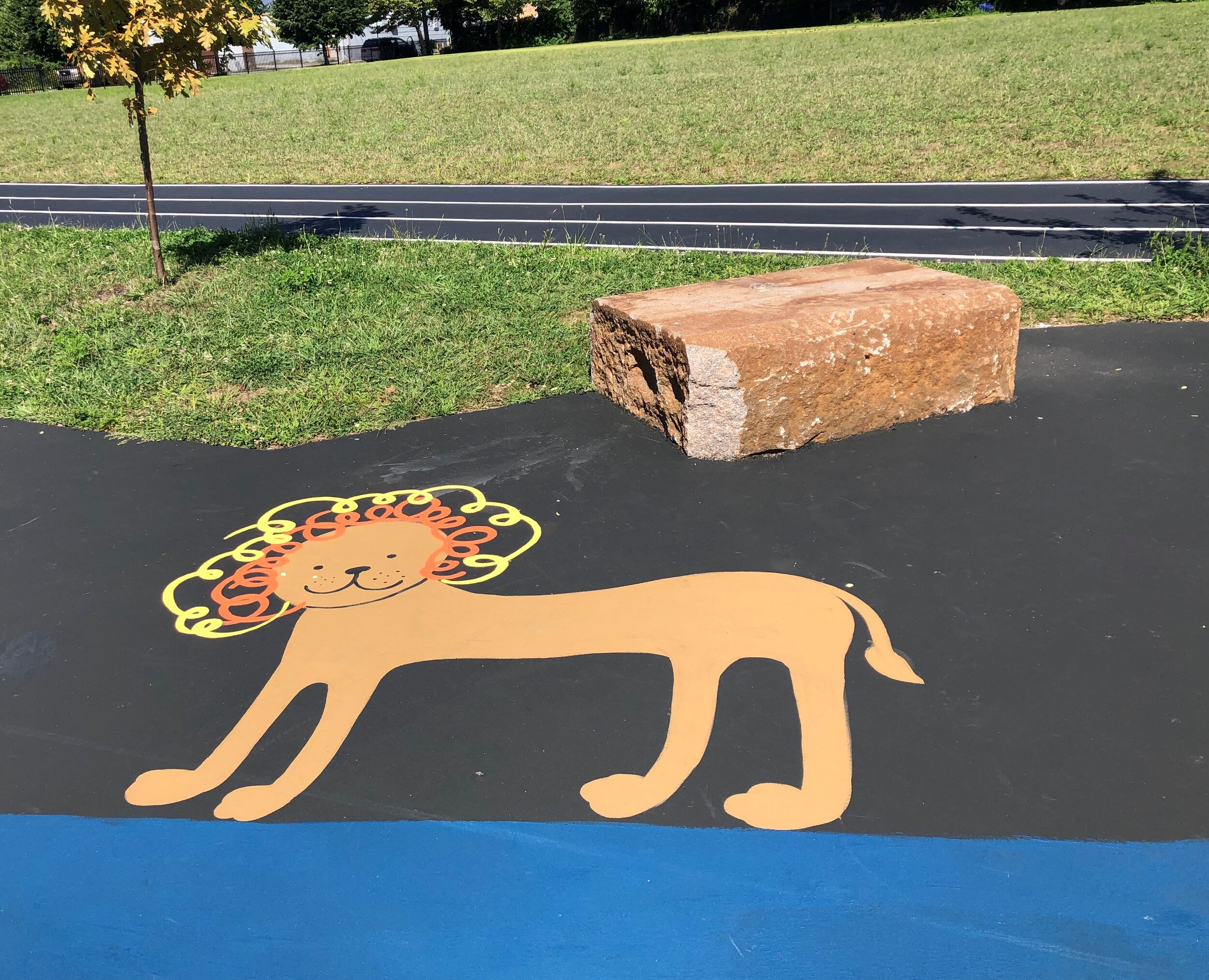childrens art work intergrated into park .jpg