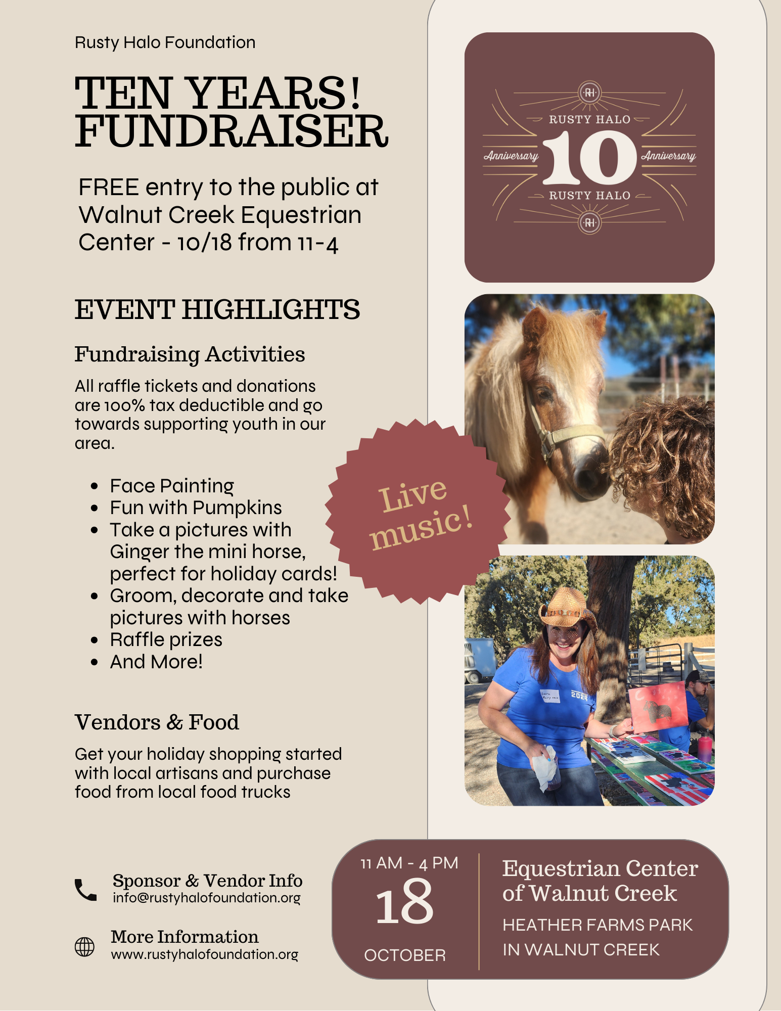 TEN YEARS! Anniversary Fundraiser