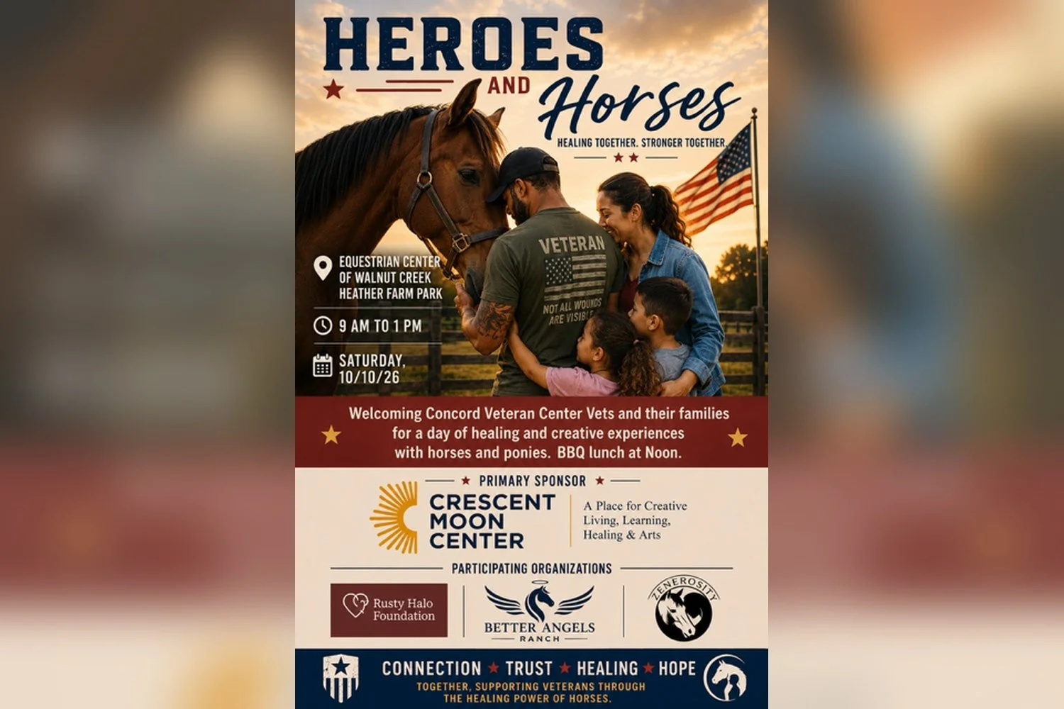 Equine Assisted Learning for Concord Veterans and Their Families
