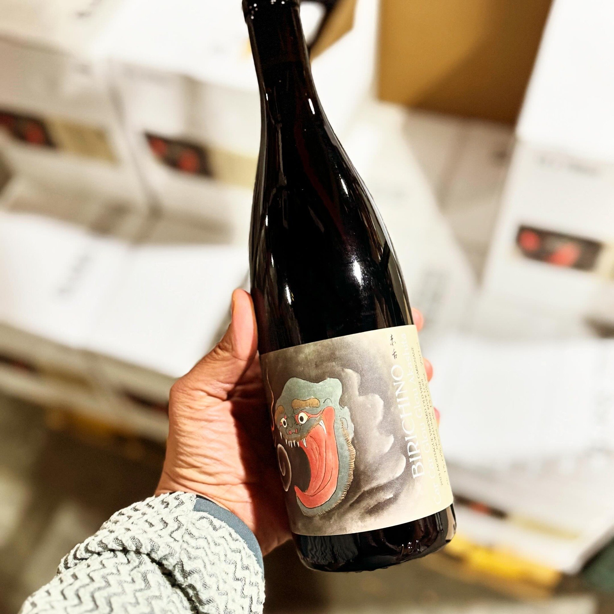 New drop from the guys at @birichino_official 

CAR CAR GLOU GLOU CARIGNAN
Carbonic Old vine carignan. An easy drinking red with bright raspberry, strawberry, cedar, and sun-warmed earthen notes. Great acidity! Throw a slight chill on it for some del