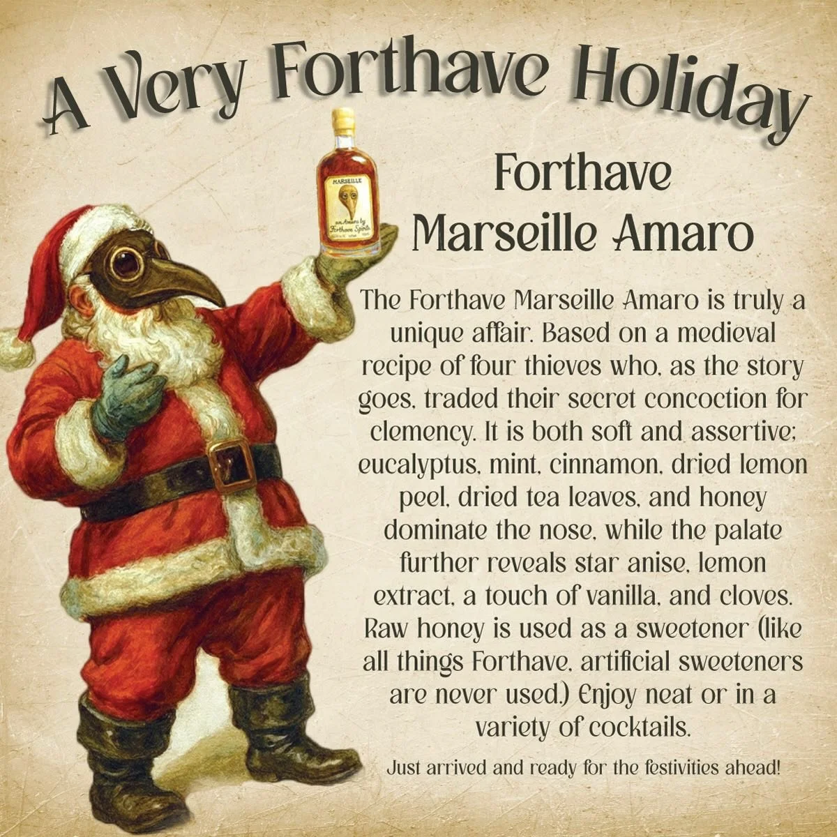 Grab a bottle and share the merry! @forthave_spirits Marseille is back in stock!