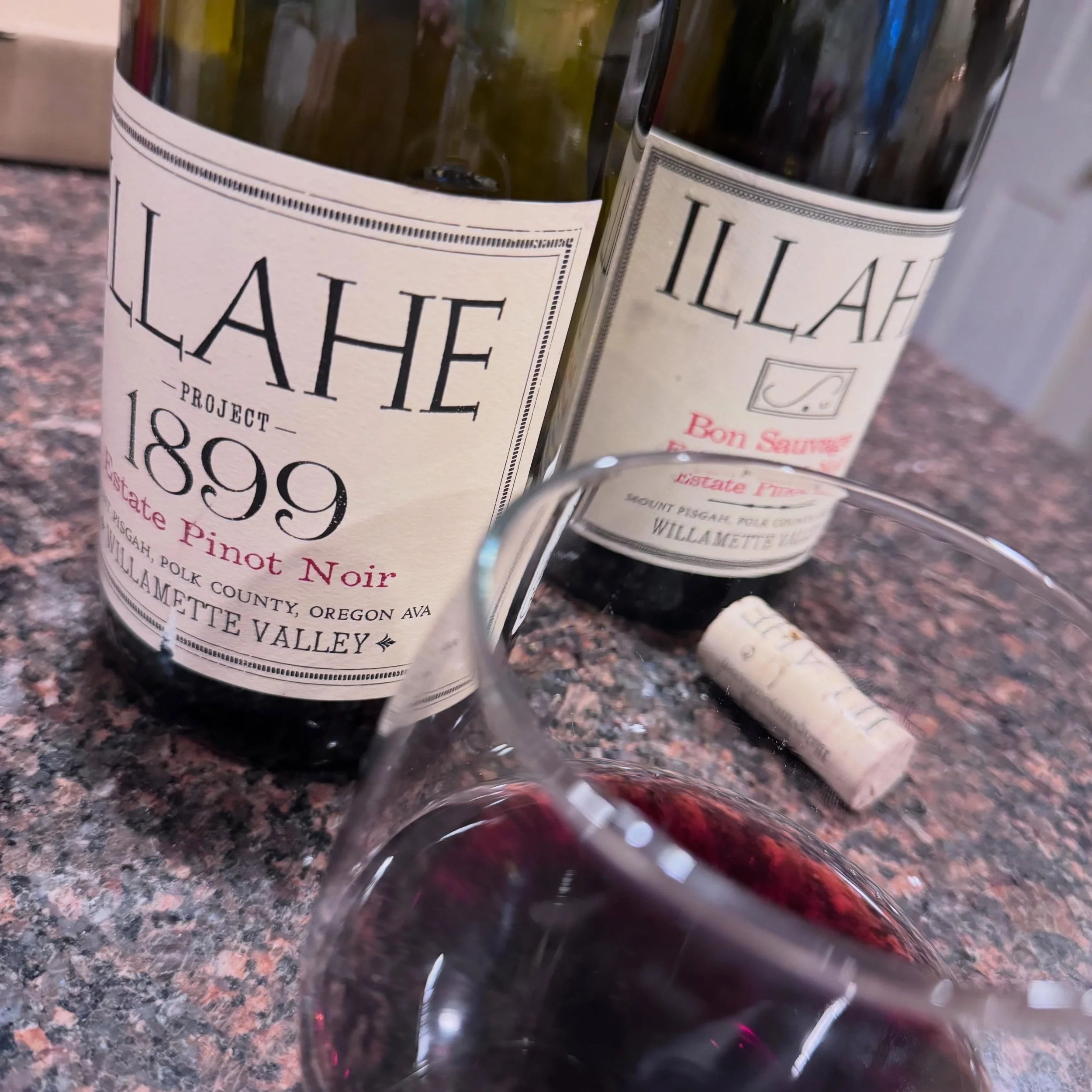Tag team Pinot for this Friday night - thanks to @illahevineyards and @breezedrem